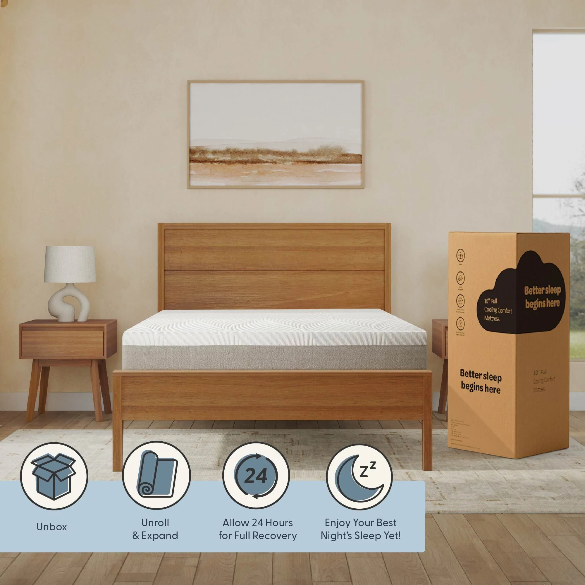 10 Inch Full Cooling Comfort Mattress - Image 11