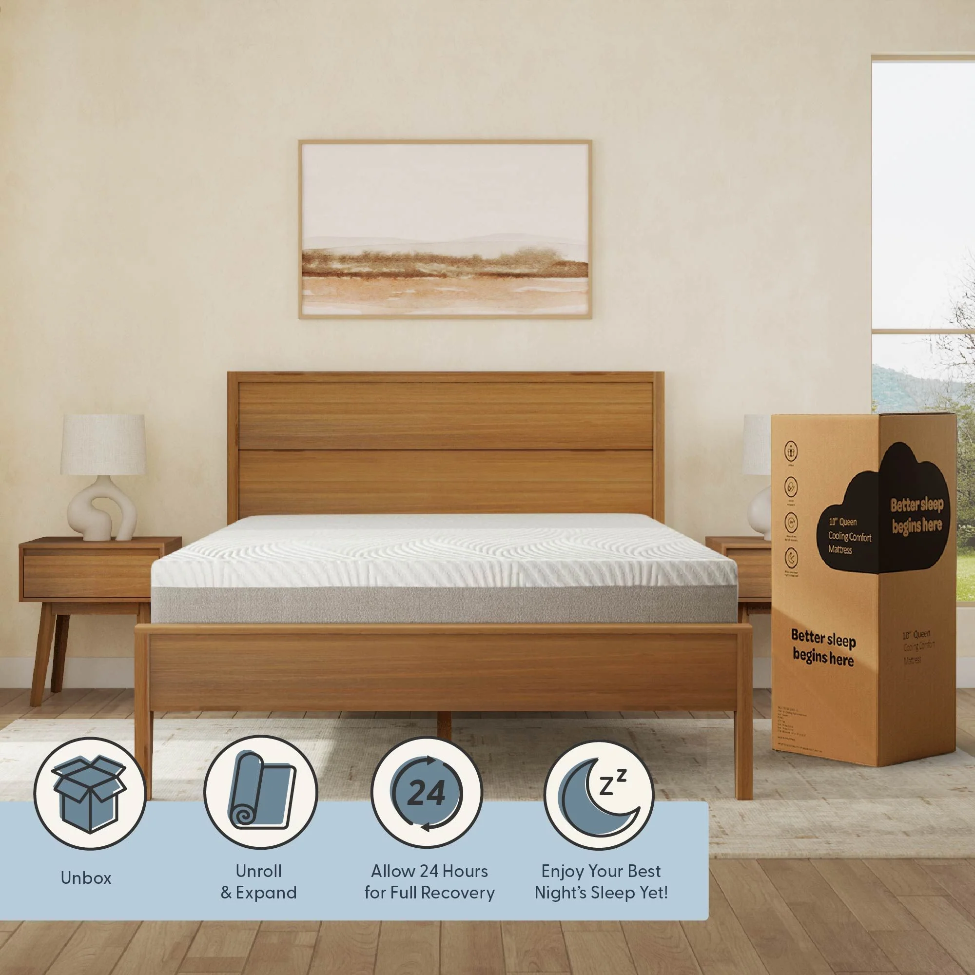 10 Inch Queen Cooling Comfort Mattress - Image 11