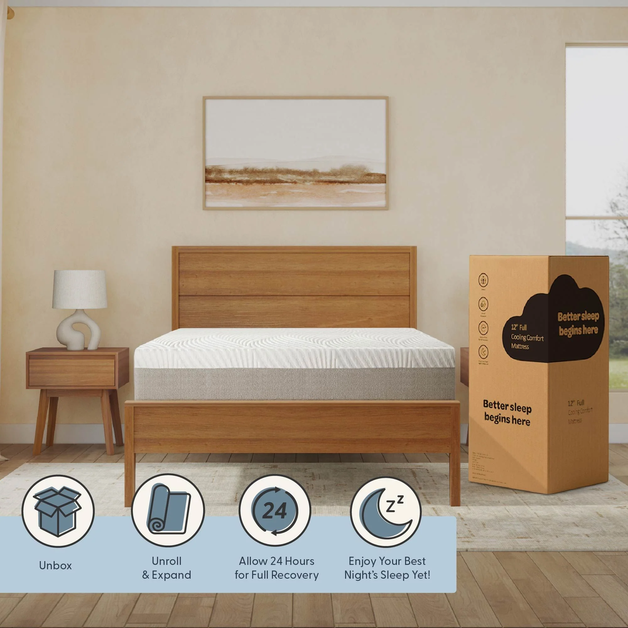 12 Inch Full Cooling Comfort Mattress - Image 11
