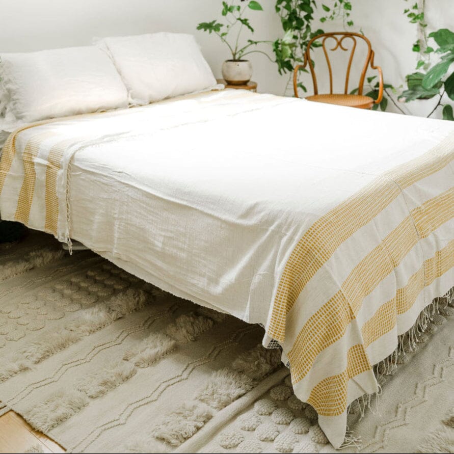 3 Panel Dotted Cotton Blanket by Creative Women - Image 4