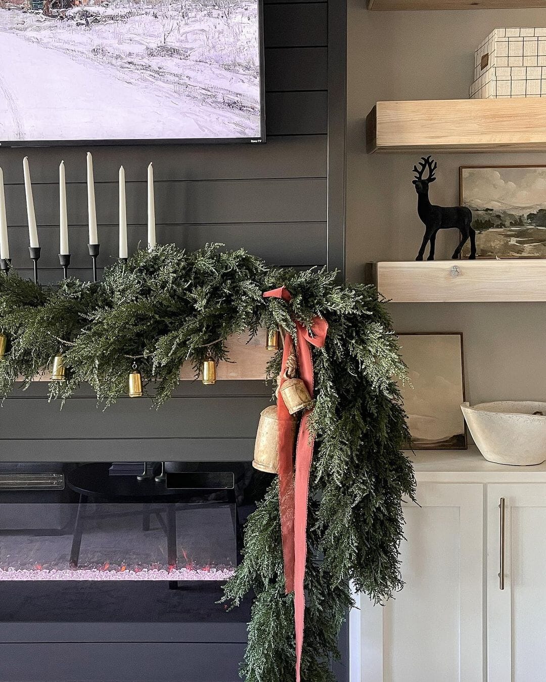 60” Artificial Cedar Garland by Nearly Natural - Image 5