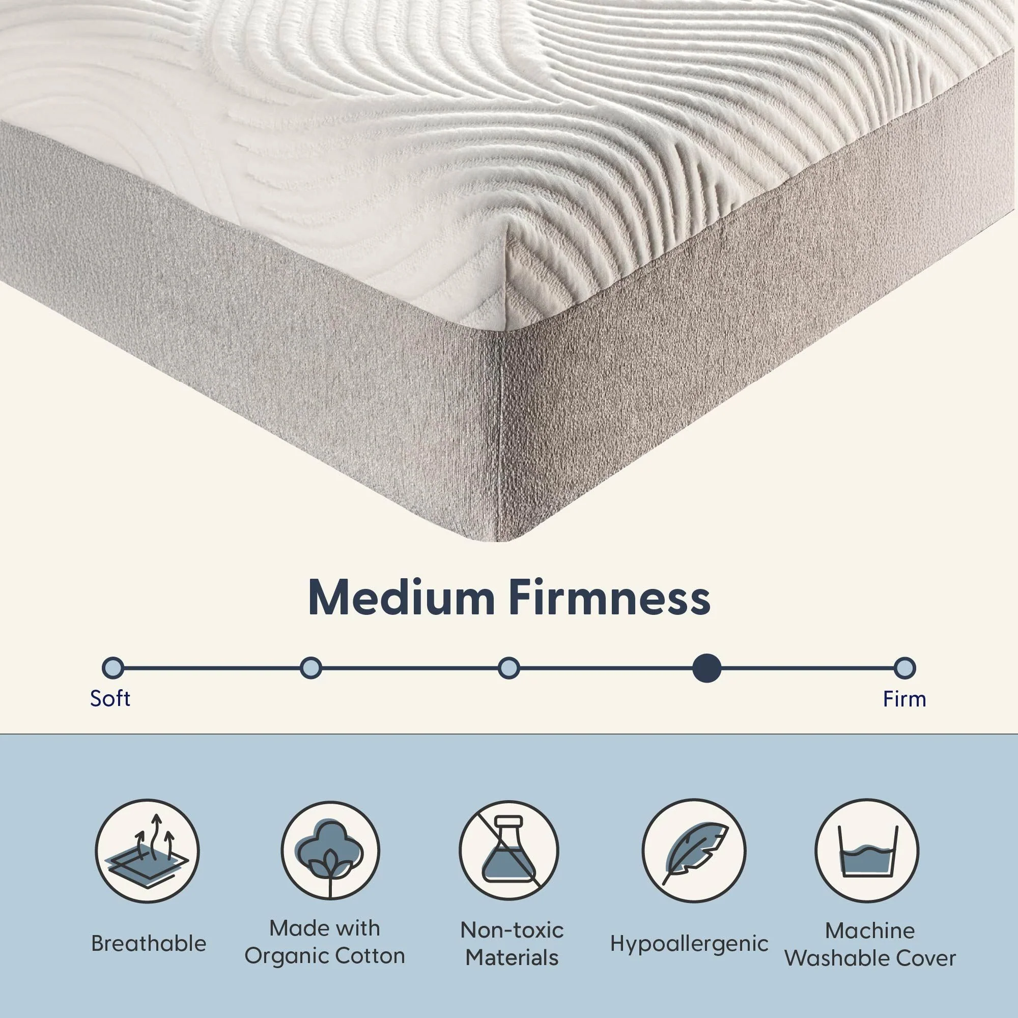 8 Inch Queen Cooling Comfort Mattress - Image 5