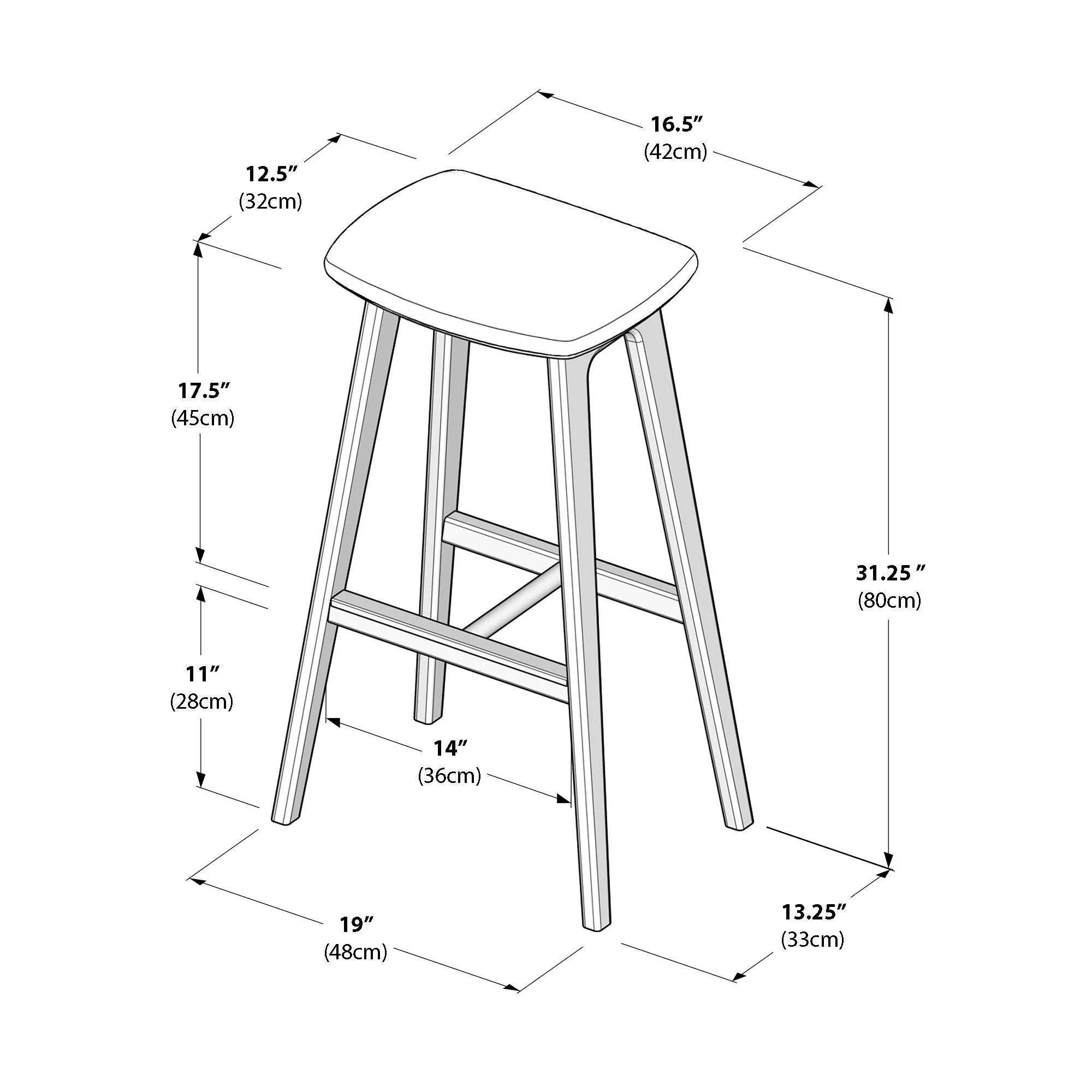 Beryl Bar Stool - 31" - Image 117