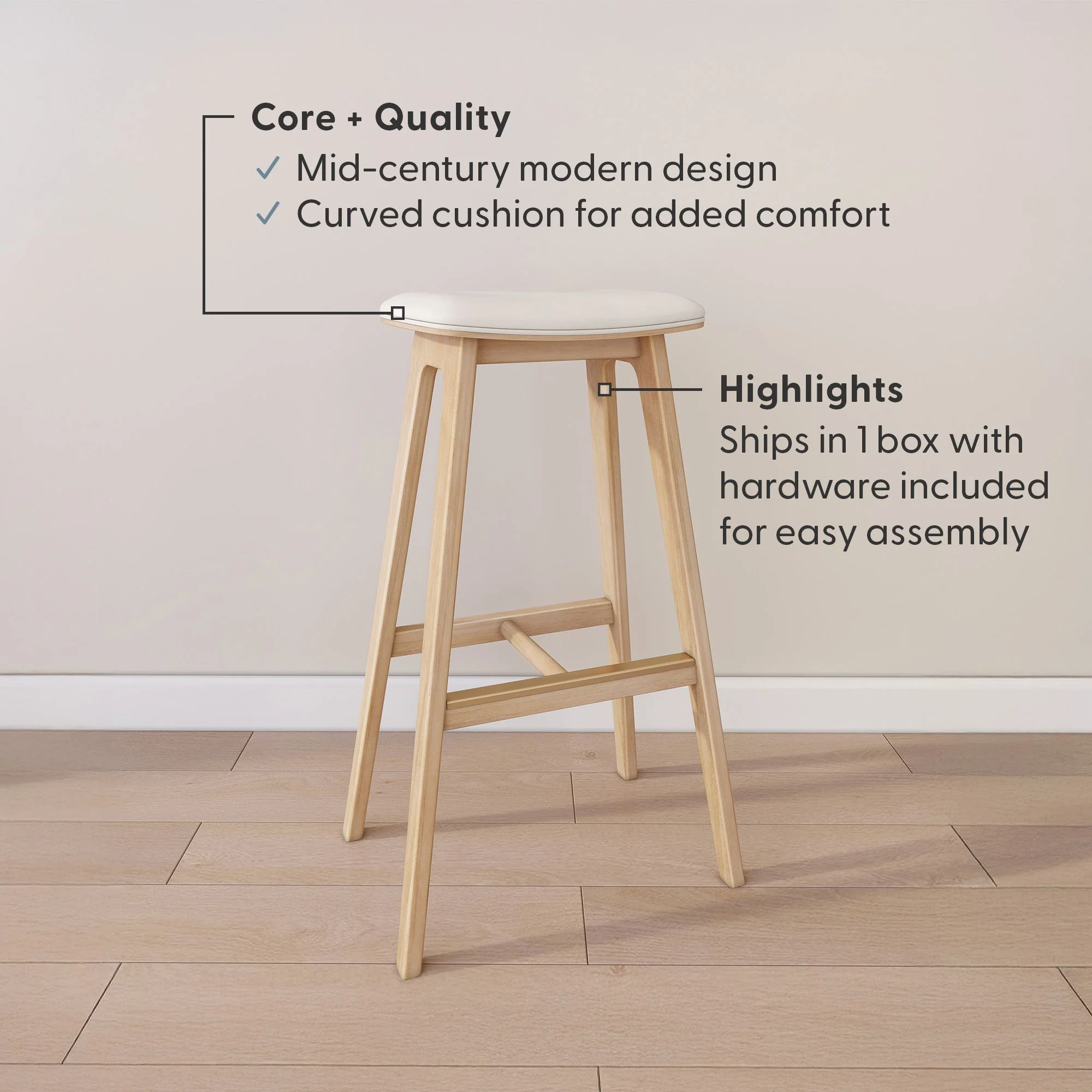 Beryl Bar Stool - 31" - Image 25