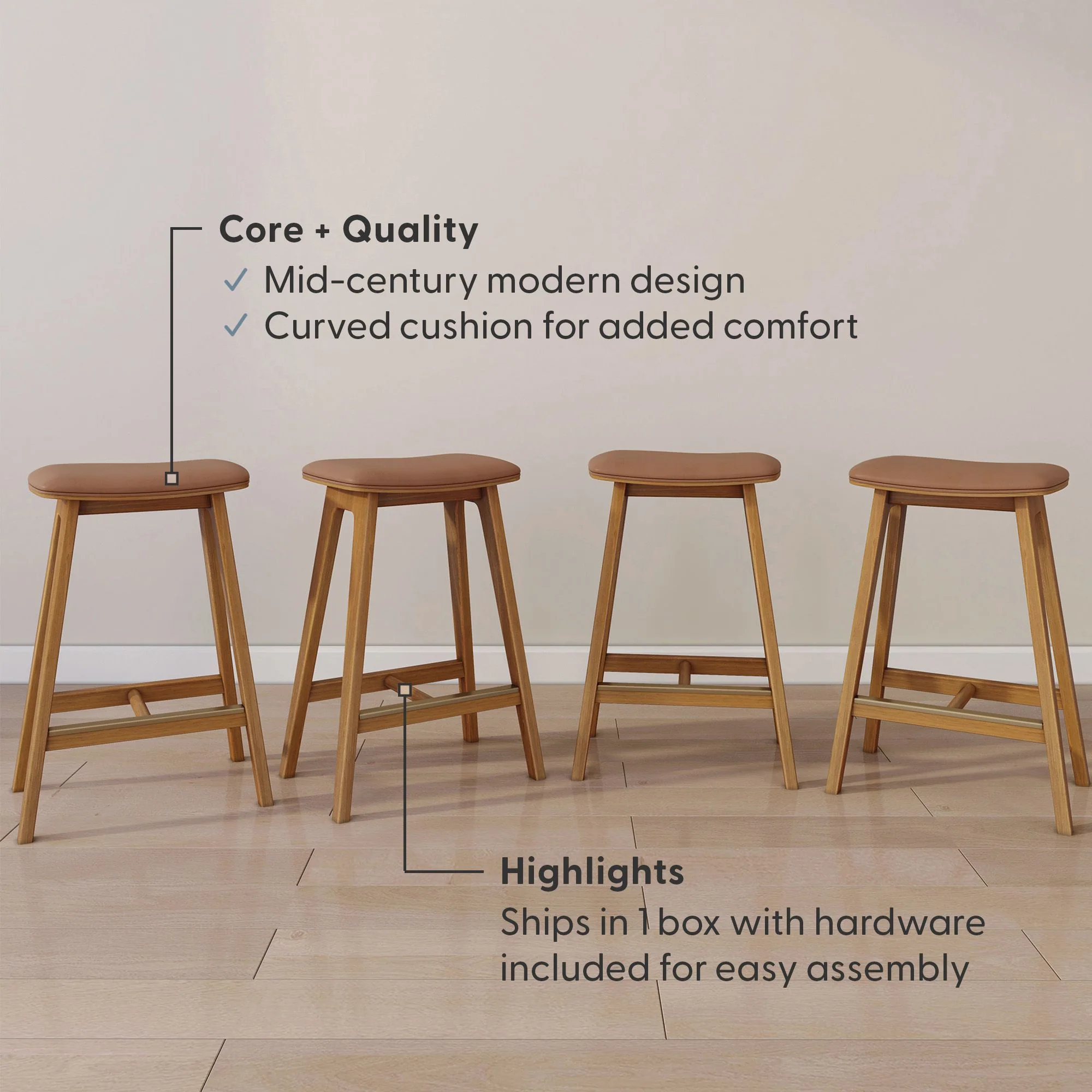 Beryl Counter Stool - 24" - Image 34
