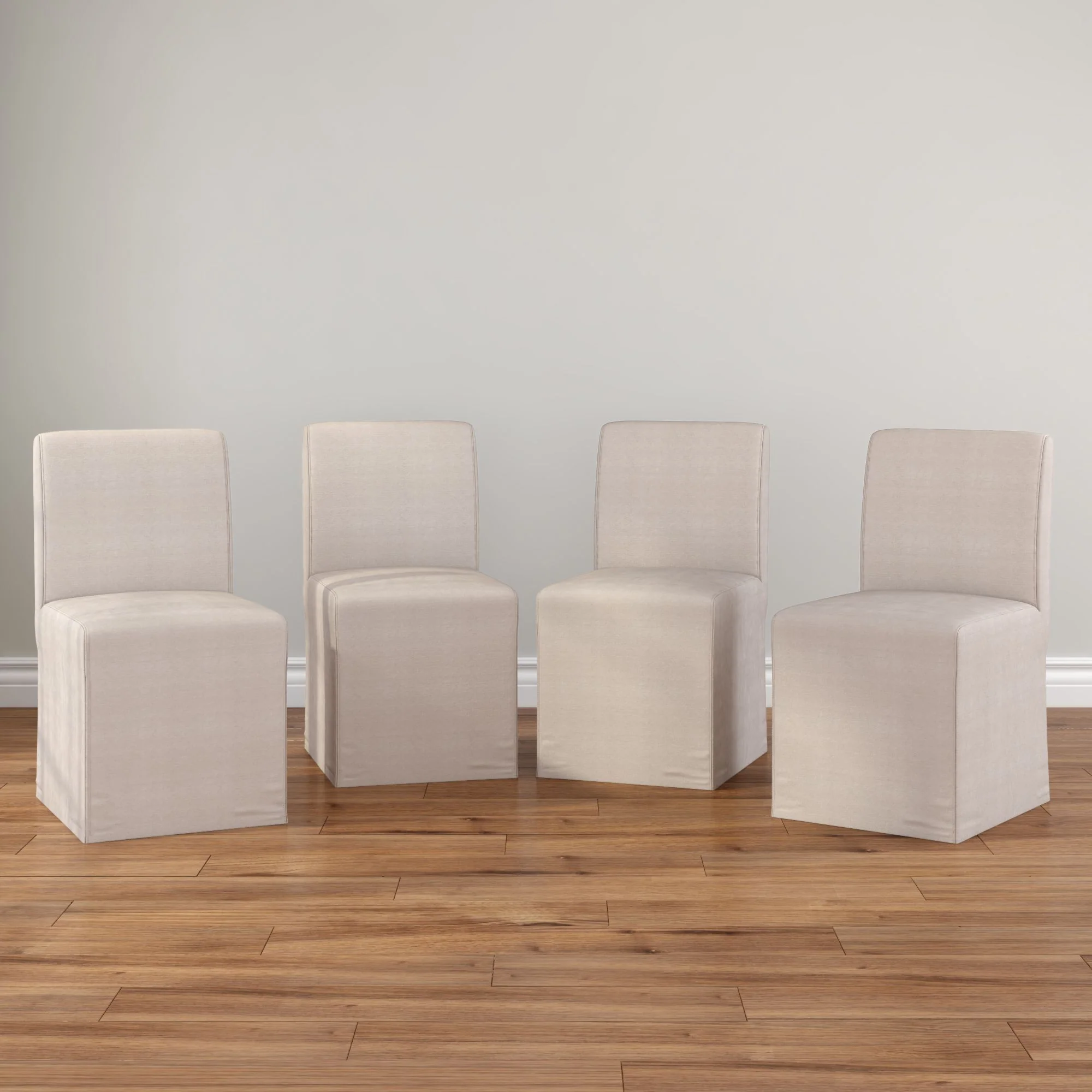Chesnee Dining Chair - Long Slipcover - Image 13
