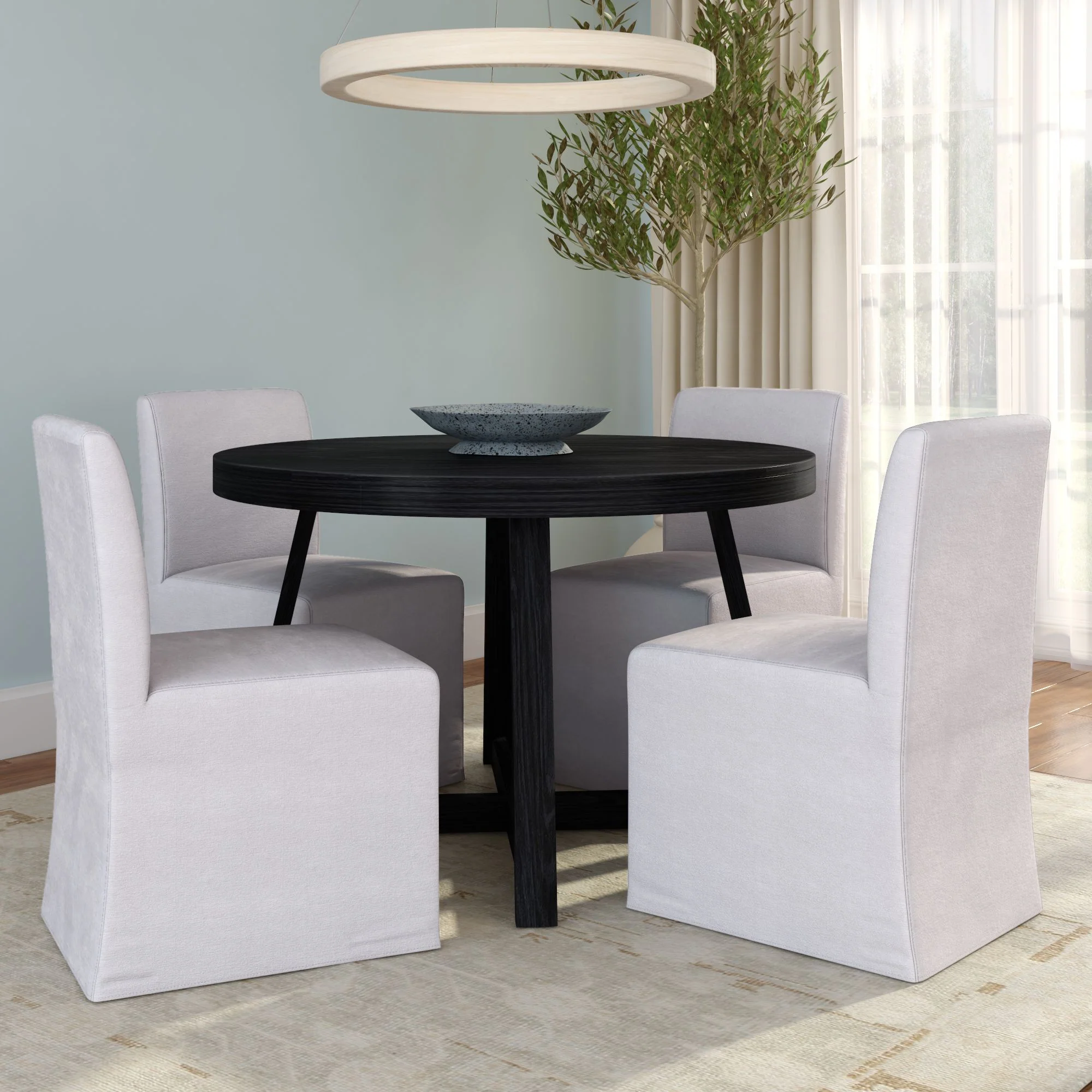 Chesnee Dining Chair - Long Slipcover - Image 23
