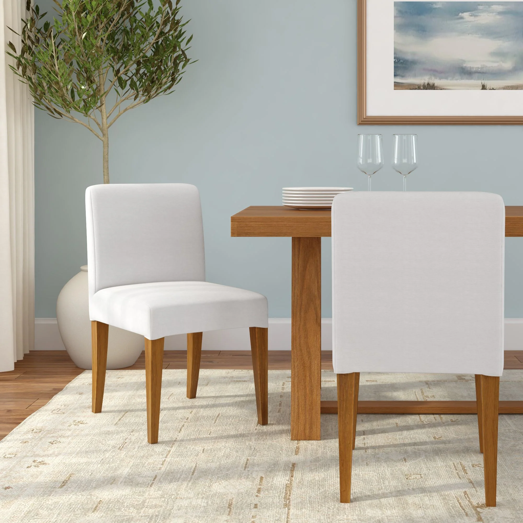 Chesnee Dining Chair - Short Slipcover - Image 17