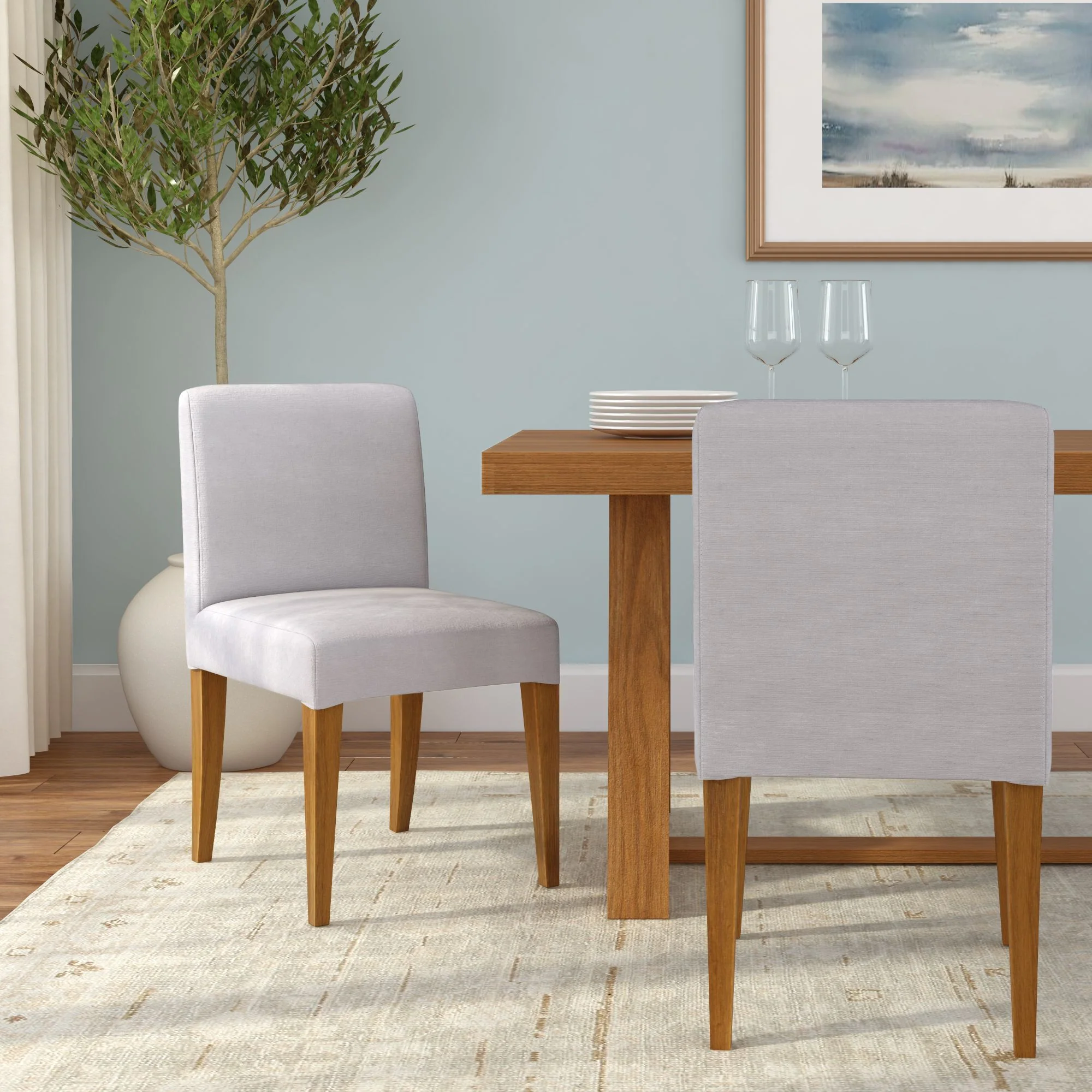 Chesnee Dining Chair - Short Slipcover - Image 23