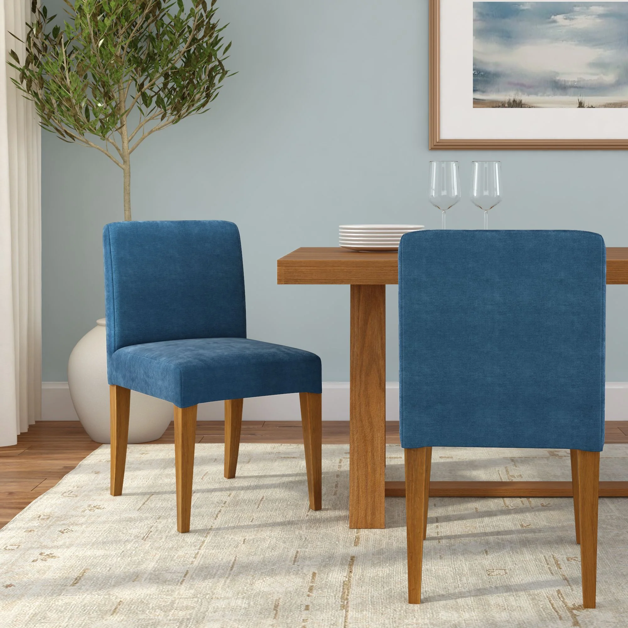 Chesnee Dining Chair - Short Slipcover - Image 27