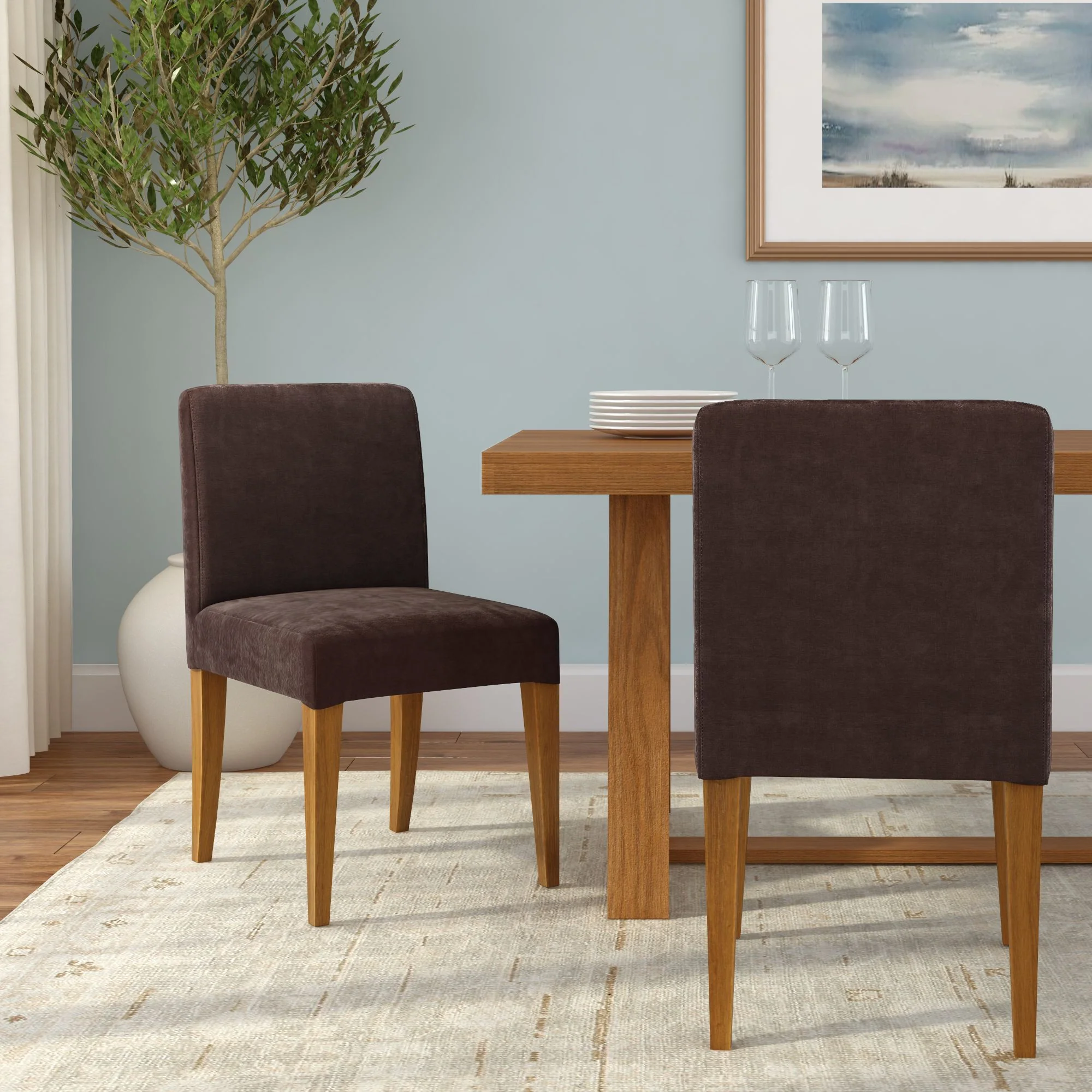 Chesnee Dining Chair - Short Slipcover - Image 81