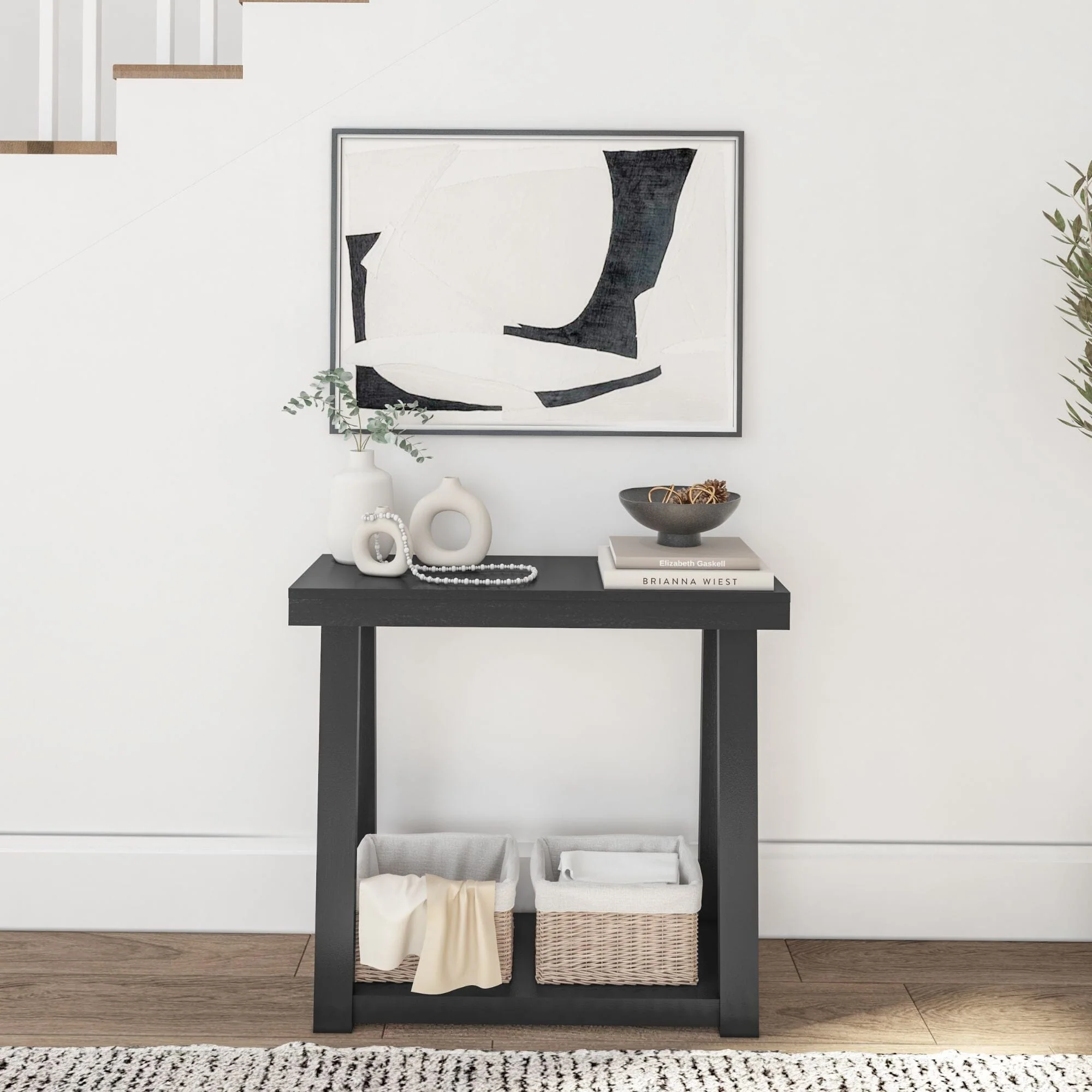 Classic Console Table with Shelf - 36” - Image 9