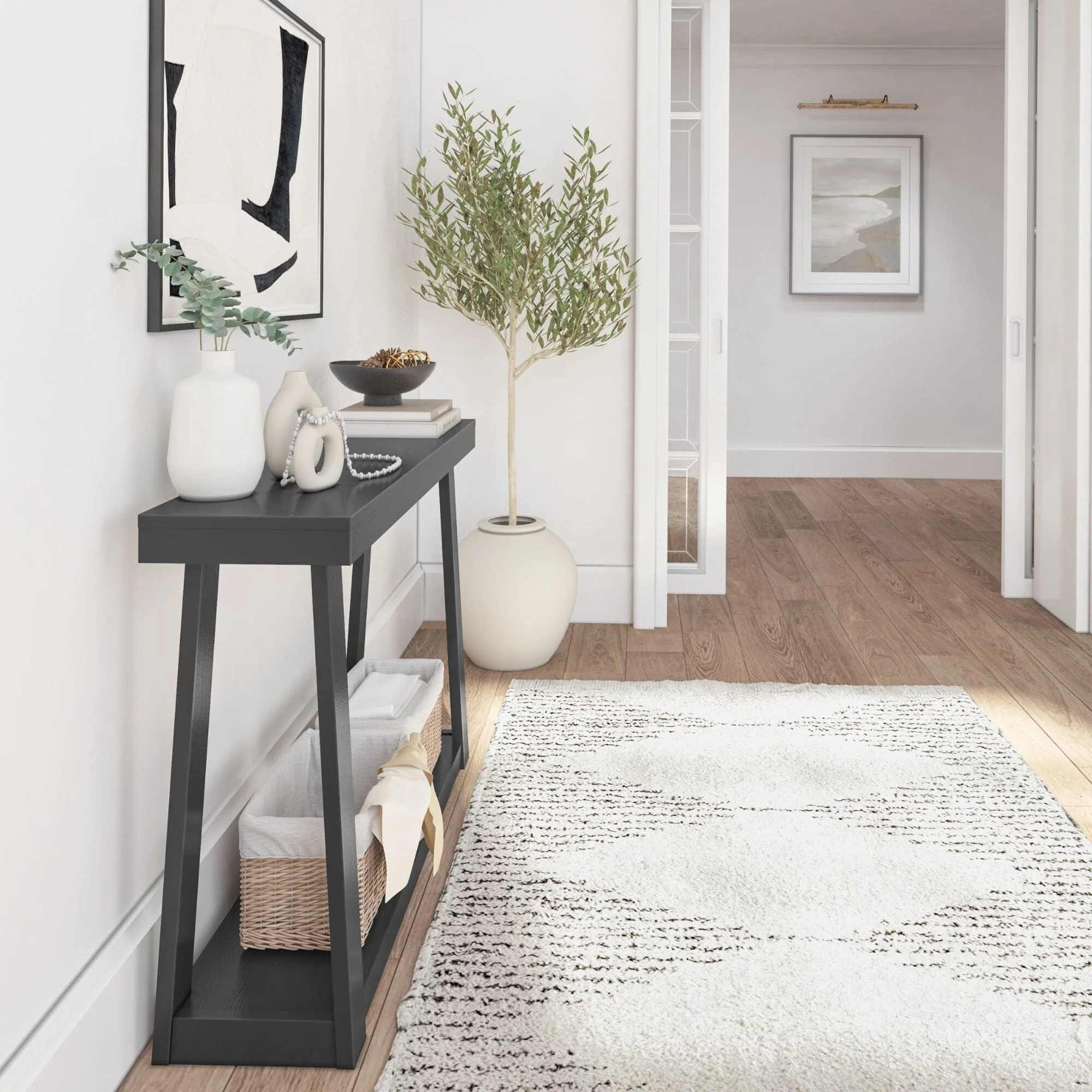 Classic Console Table with Shelf - 46” - Image 18