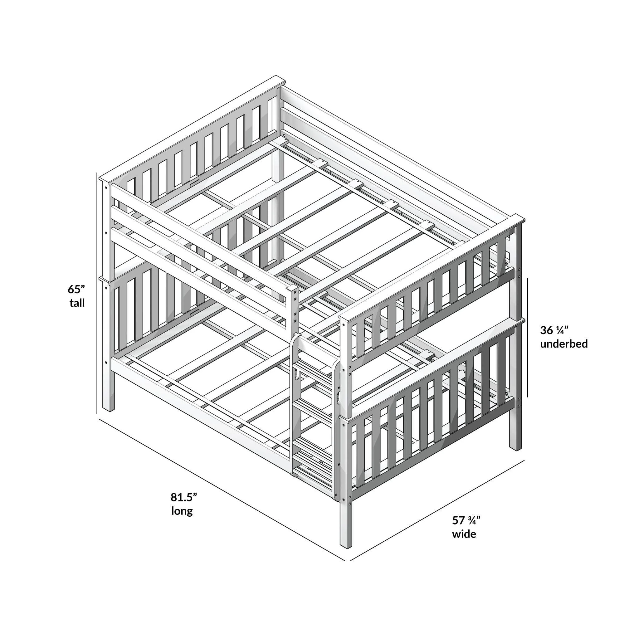 Classic Full over Full Bunk Bed - Image 26
