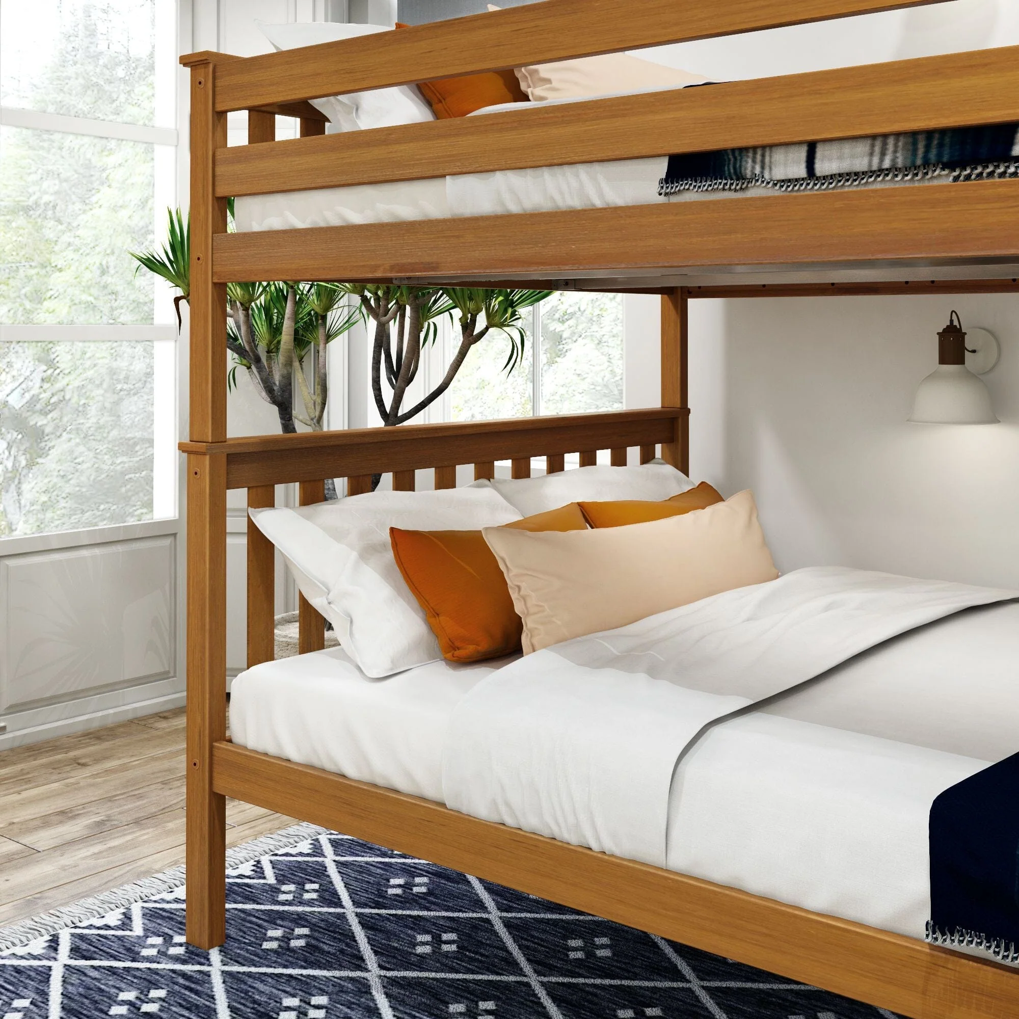 Classic Queen Over Queen Bunk Bed - Image 9