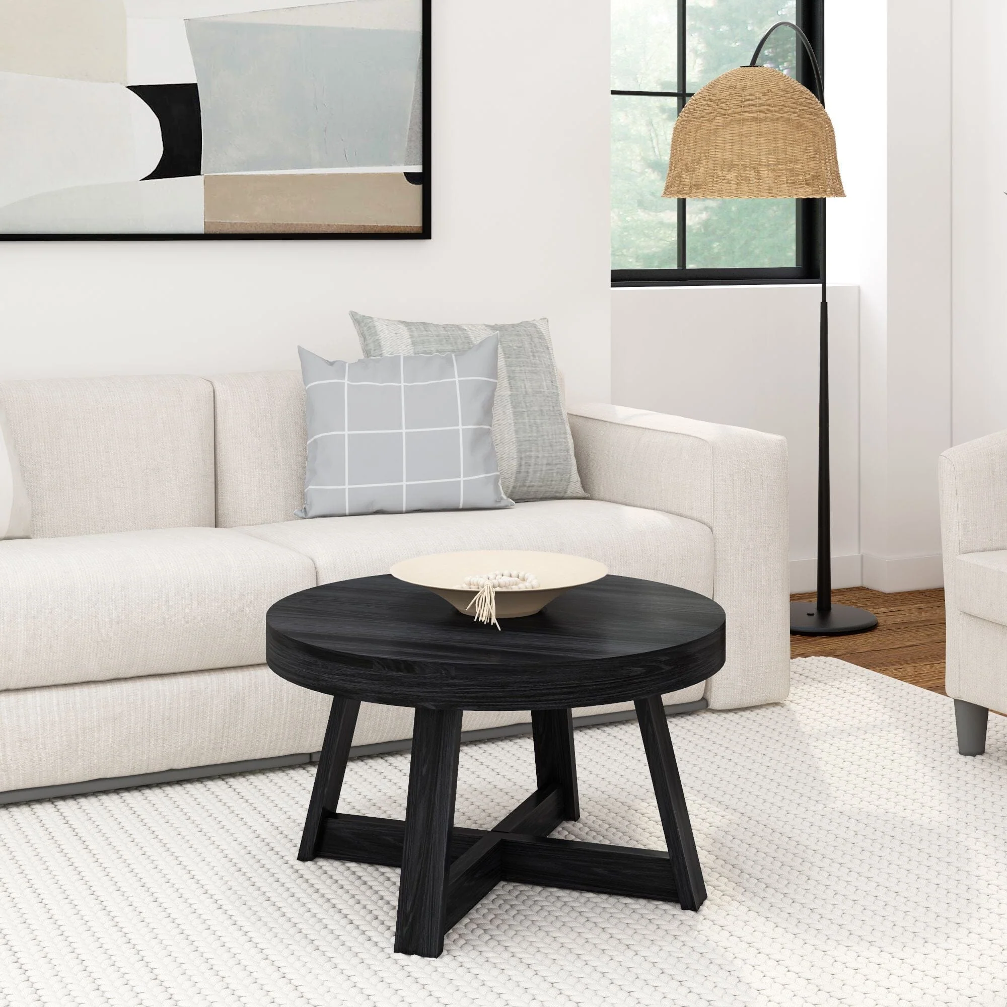 Classic Round Coffee Table - 30" - Image 11