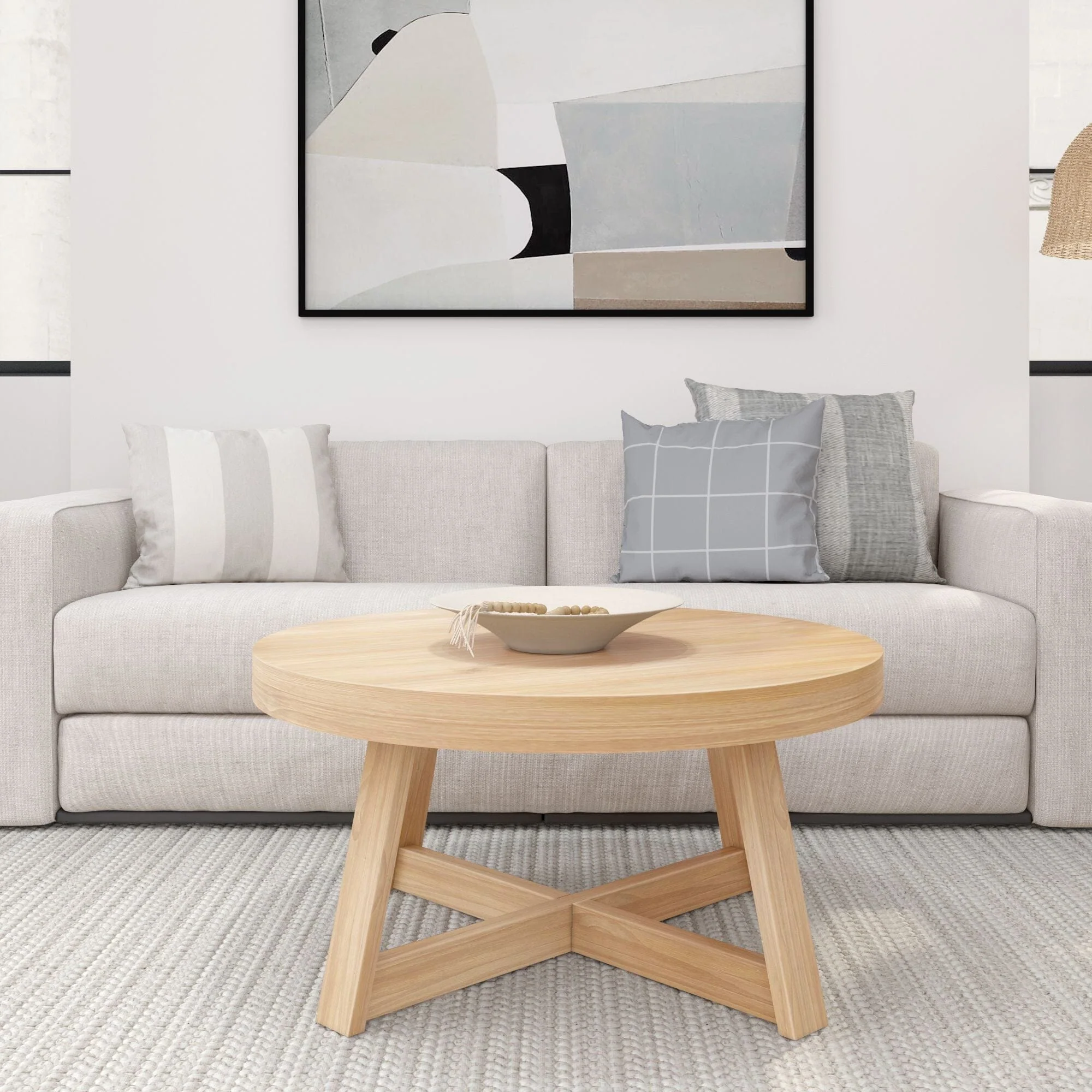 Classic Round Coffee Table - 36" - Image 3
