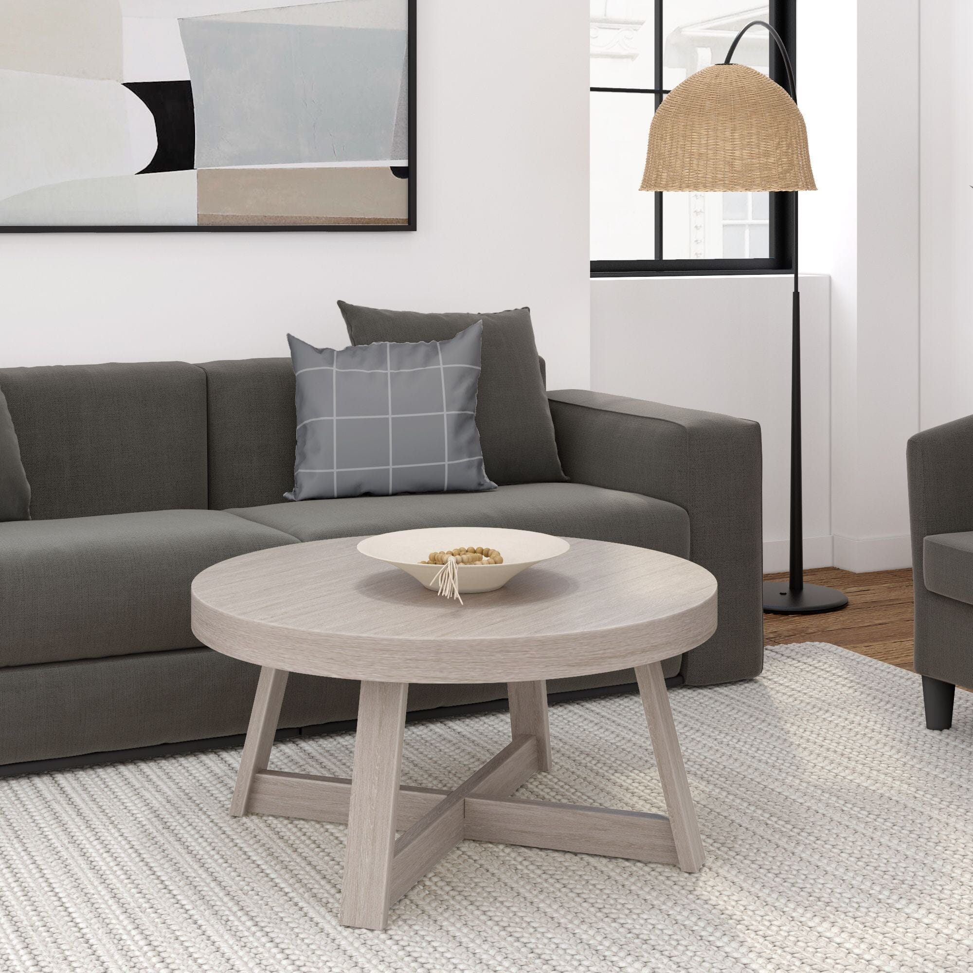 Classic Round Coffee Table - 36" - Image 5