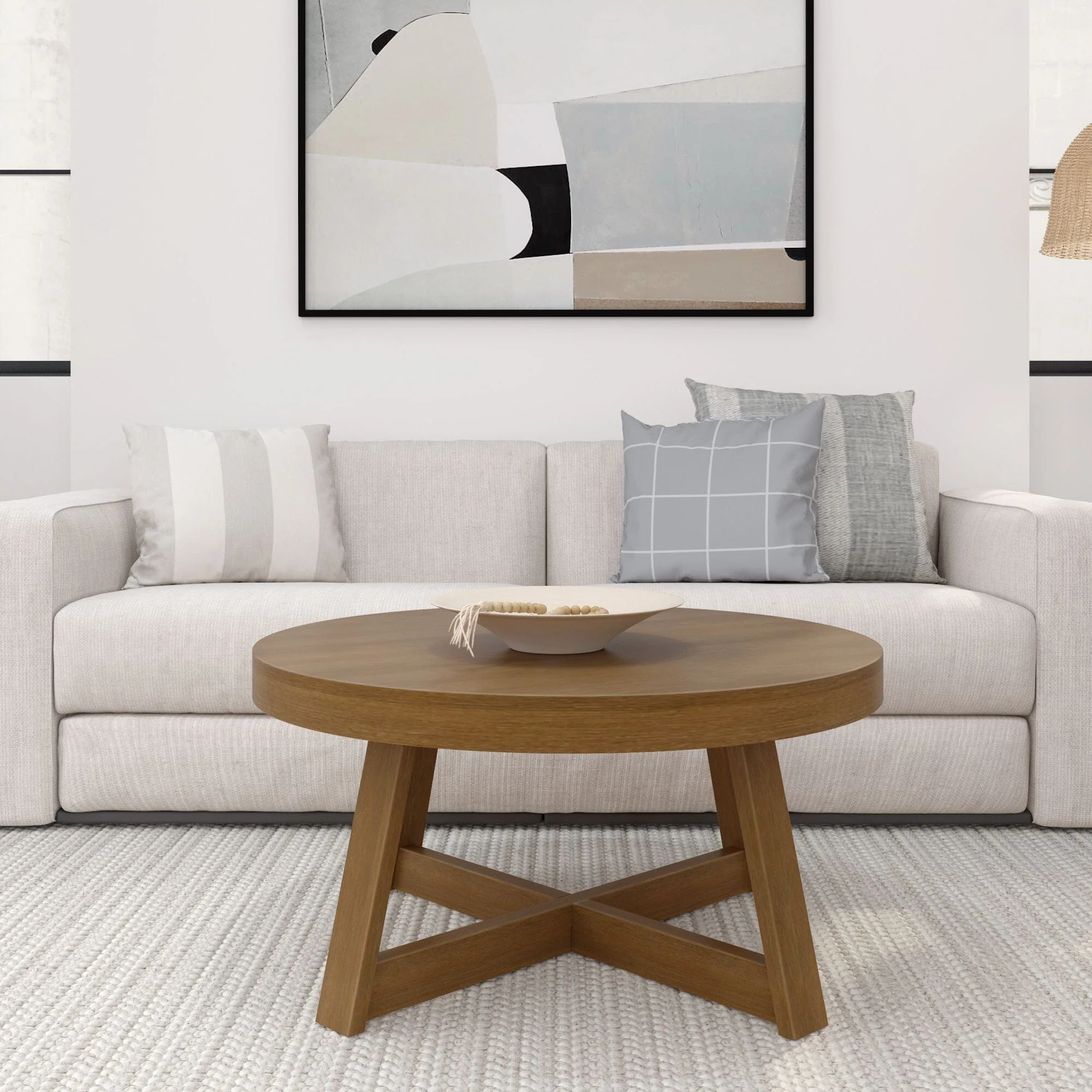 Classic Round Coffee Table - 36" - Image 7