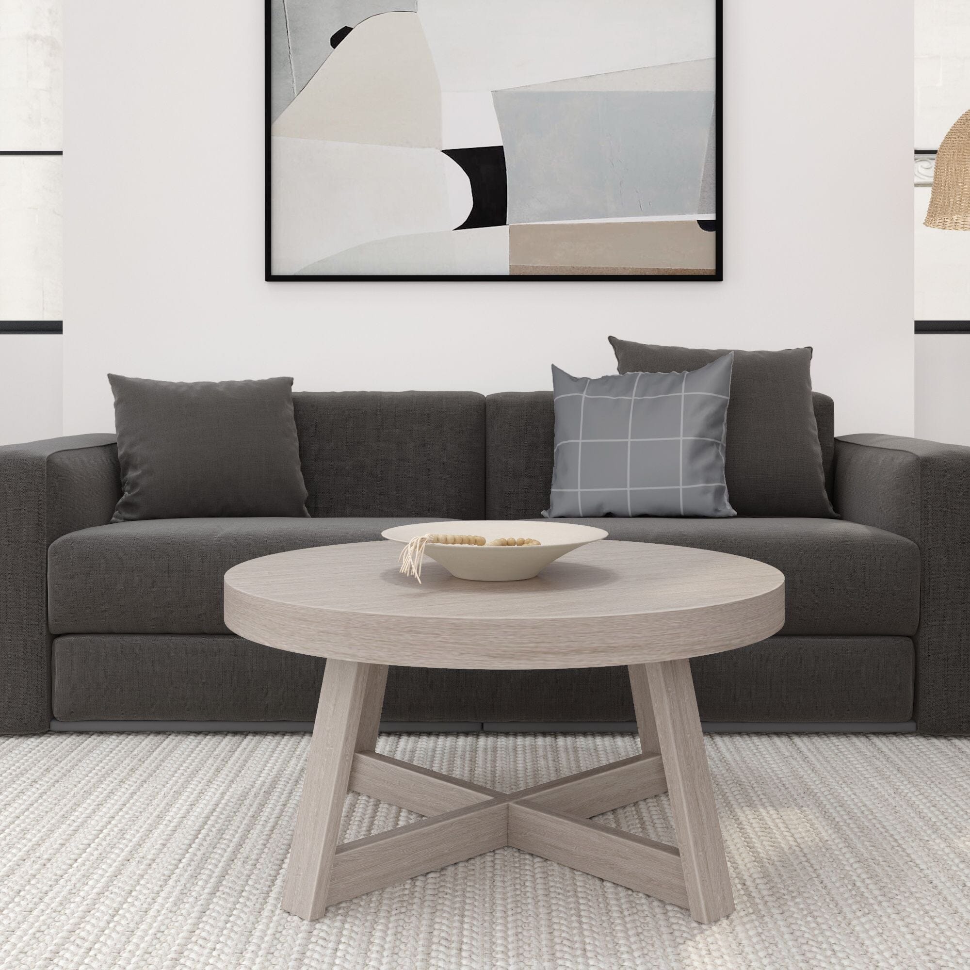 Classic Round Coffee Table - 36" - Image 8