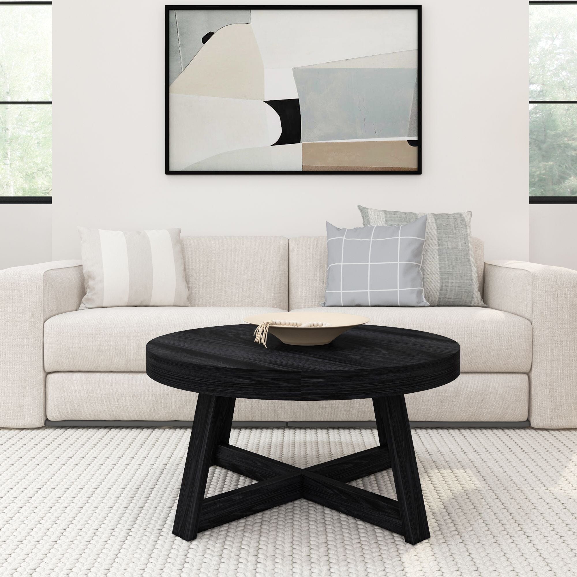 Classic Round Coffee Table - 36" - Image 9