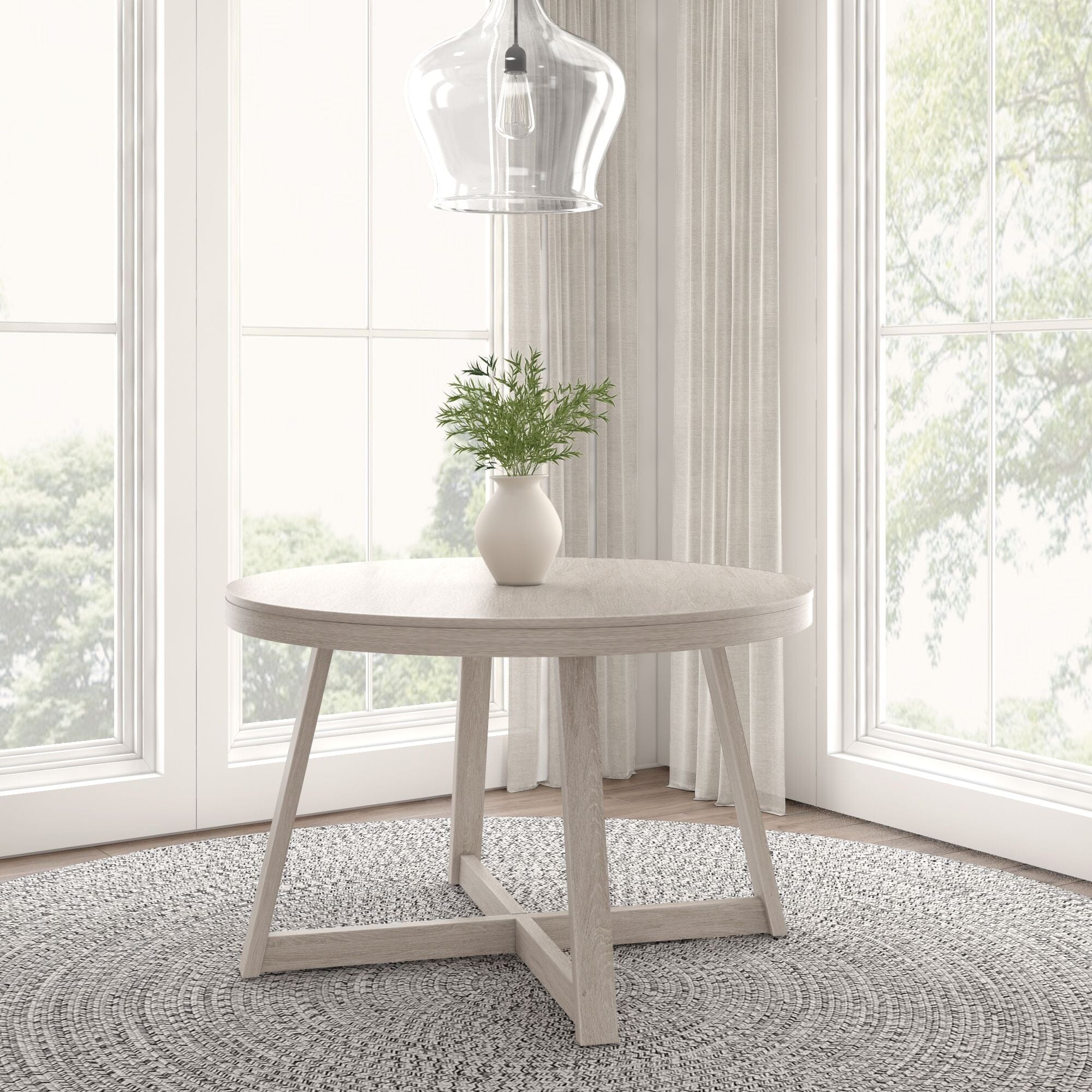 Classic Round Dining Table - 47" - Image 4