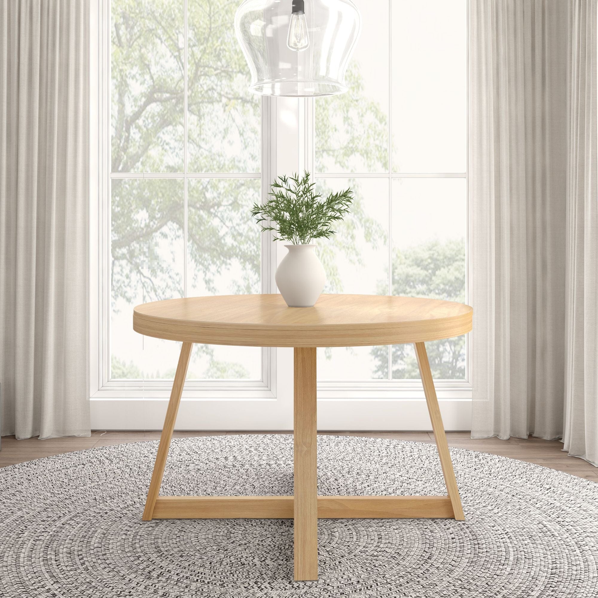 Classic Round Dining Table - 47" - Image 6