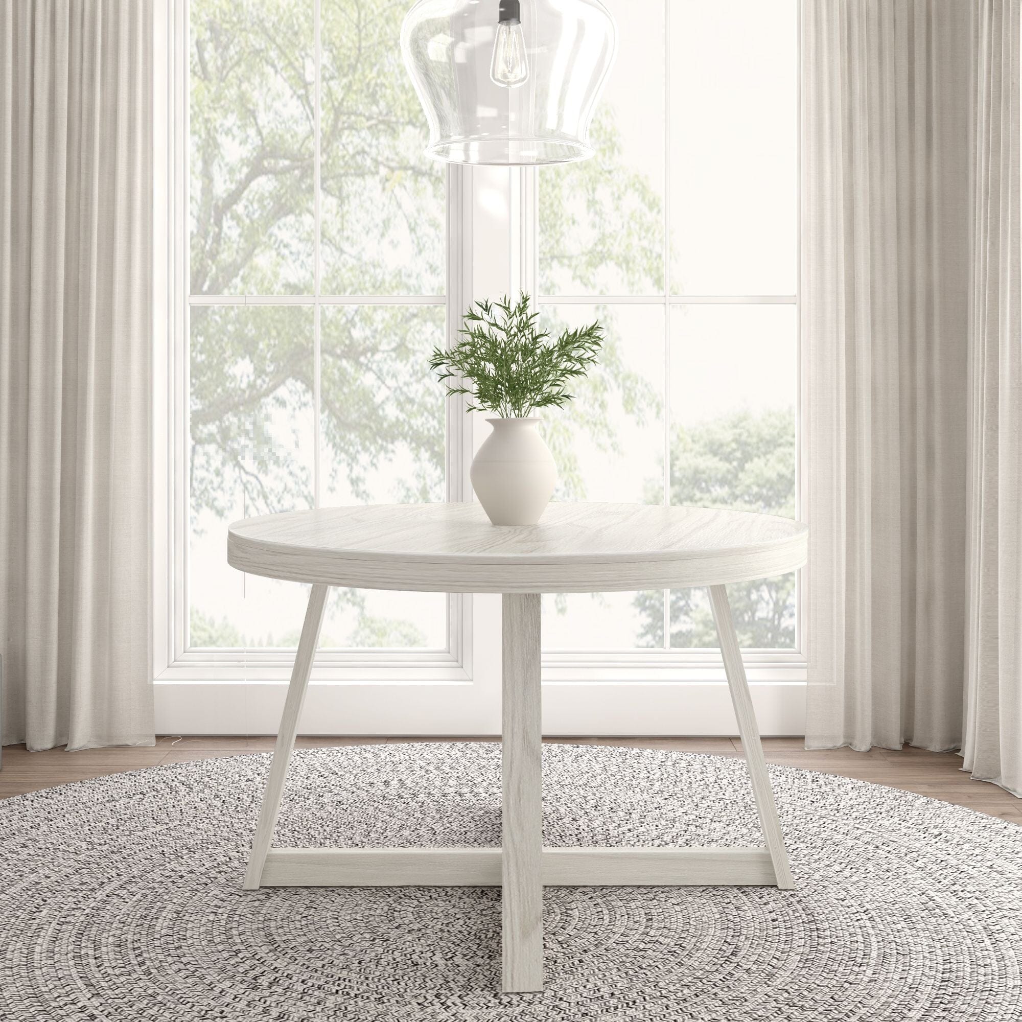 Classic Round Dining Table - 47" - Image 7