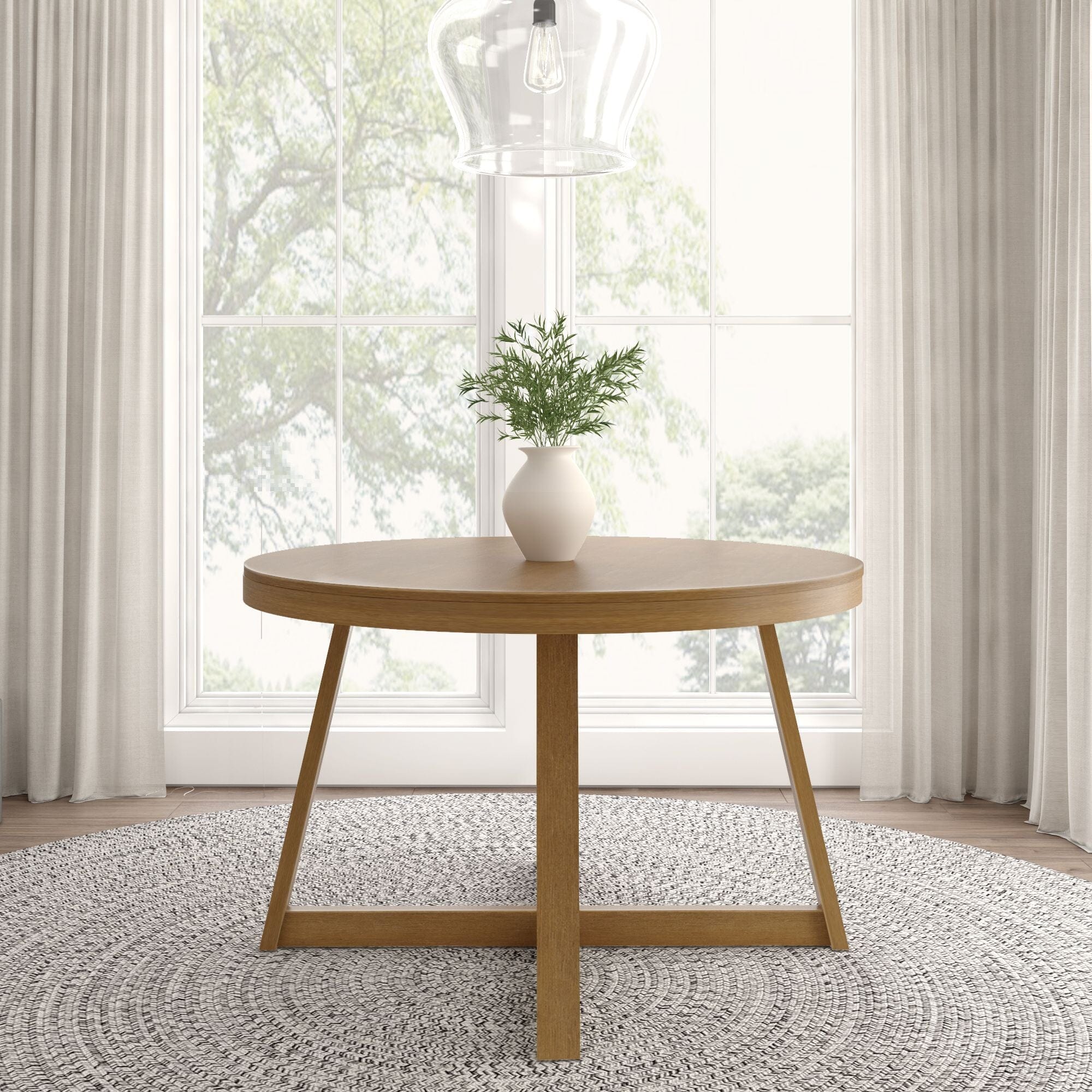 Classic Round Dining Table - 47" - Image 8