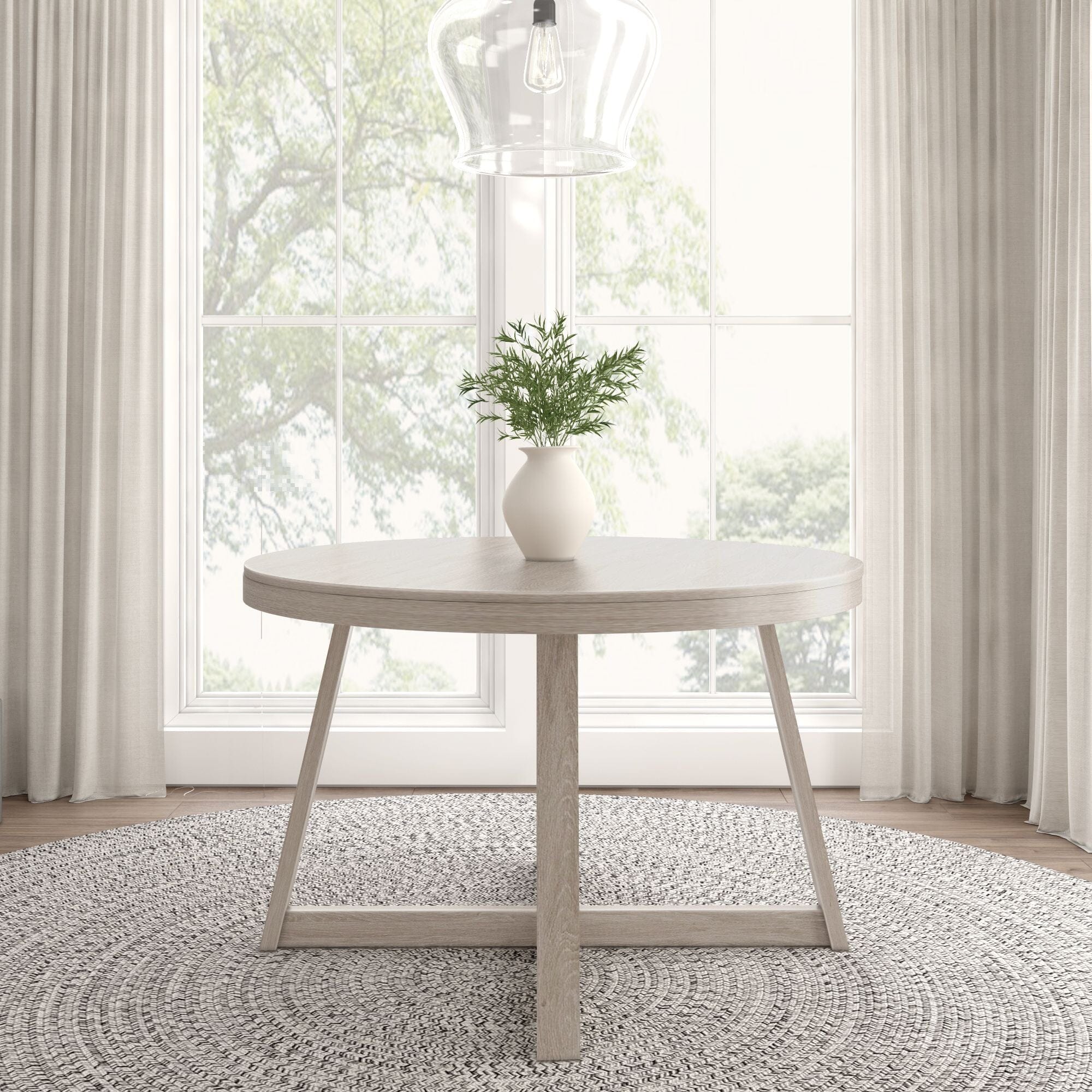 Classic Round Dining Table - 47" - Image 9