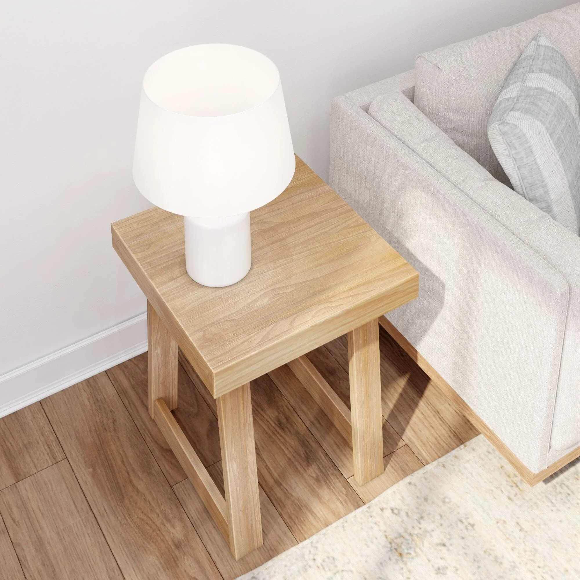 Classic Square Side Table - 20" - Image 21