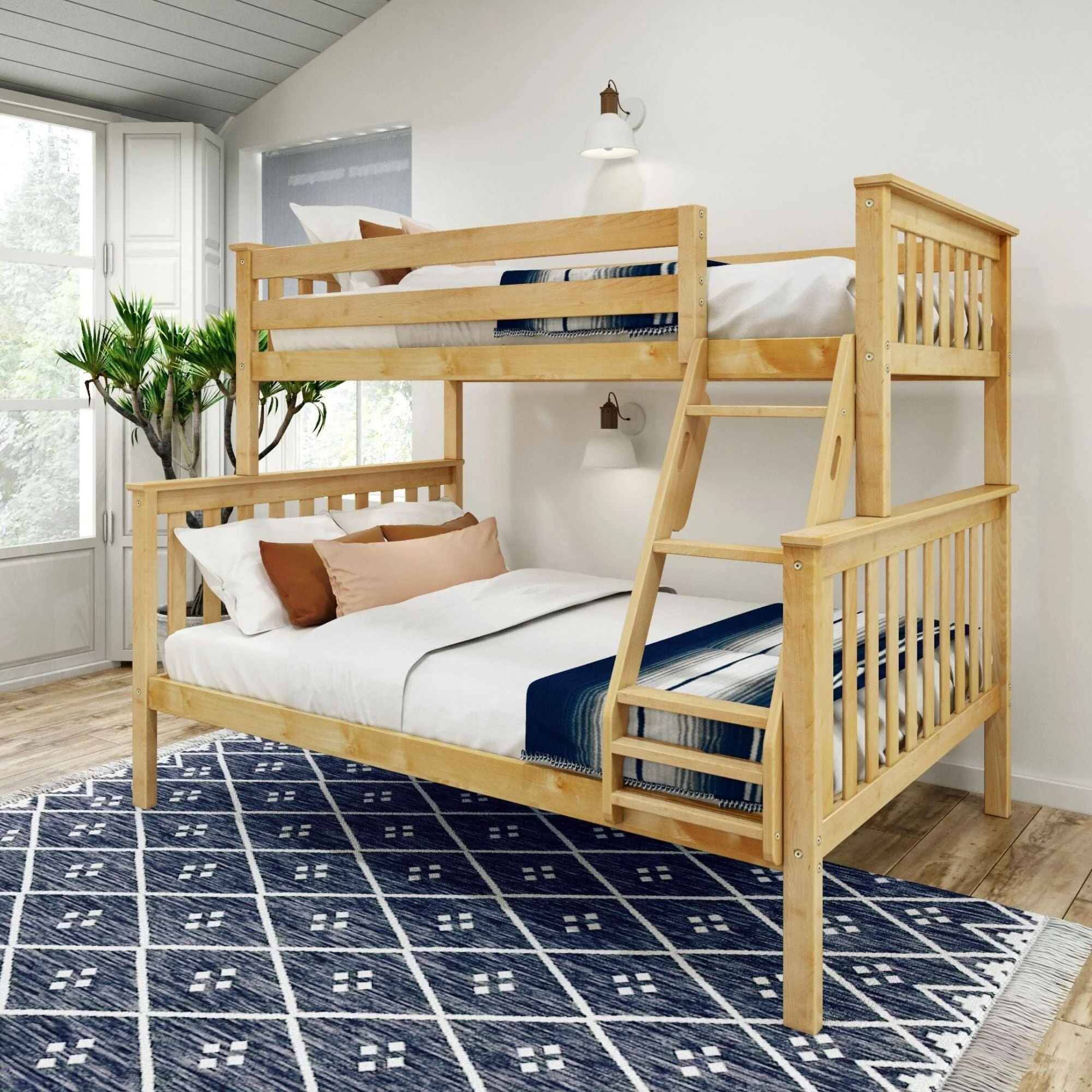 Classic Twin over Full Bunk Bed - Image 2
