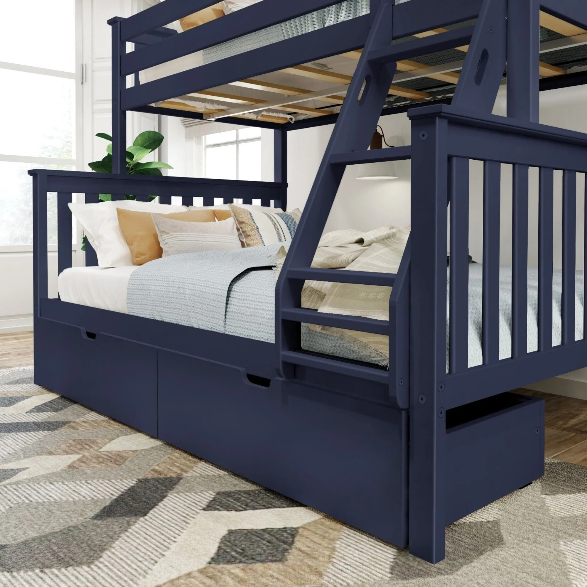 Classic Twin over Full Bunk Bed + Underbed Storage - Image 6