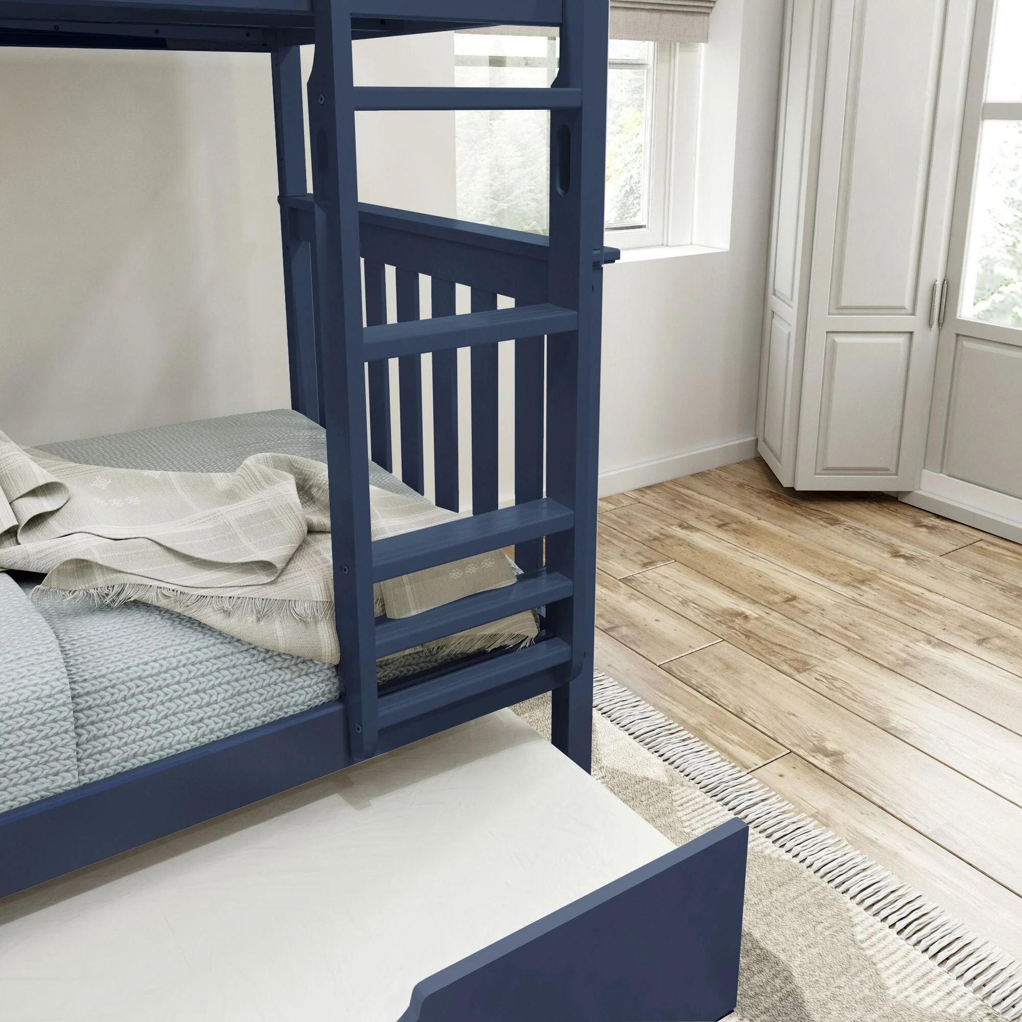 Classic Twin over Twin Bunk Bed + Trundle - Image 18