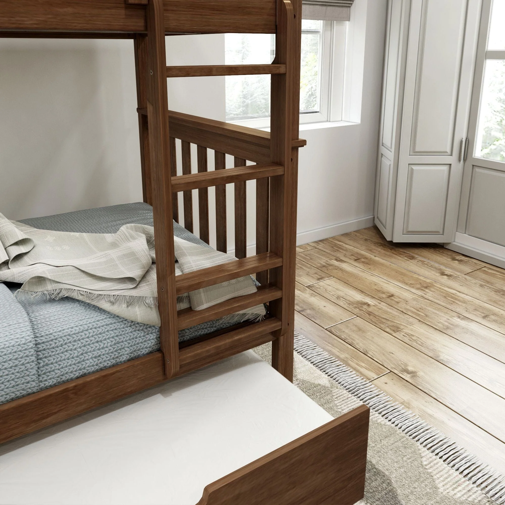 Classic Twin over Twin Bunk Bed + Trundle - Image 20