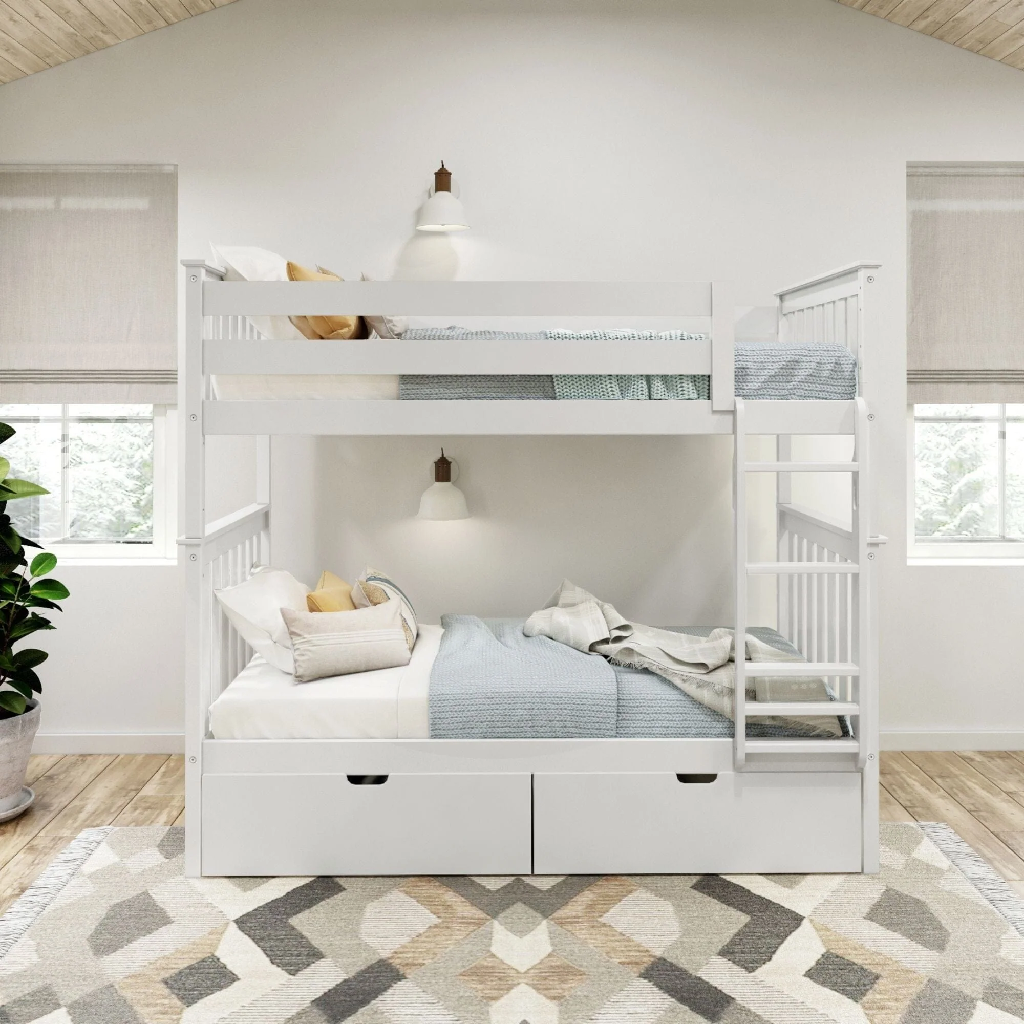 Classic Twin over Twin Bunk Bed + Underbed Storage - Image 5