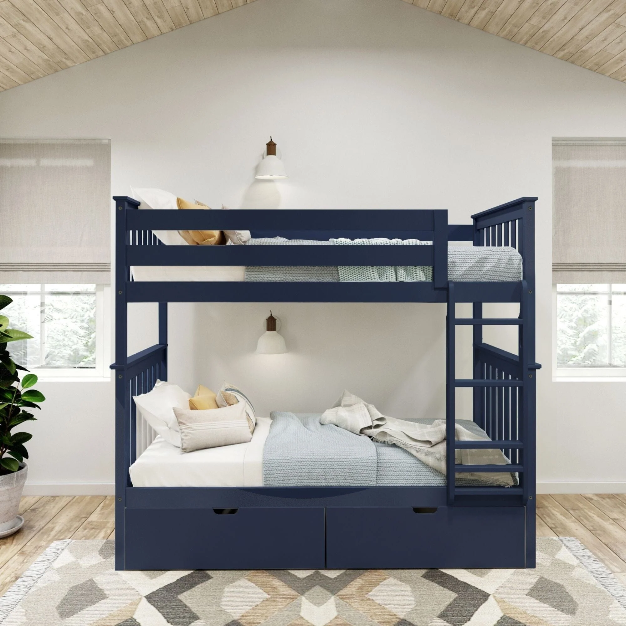 Classic Twin over Twin Bunk Bed + Underbed Storage - Image 6