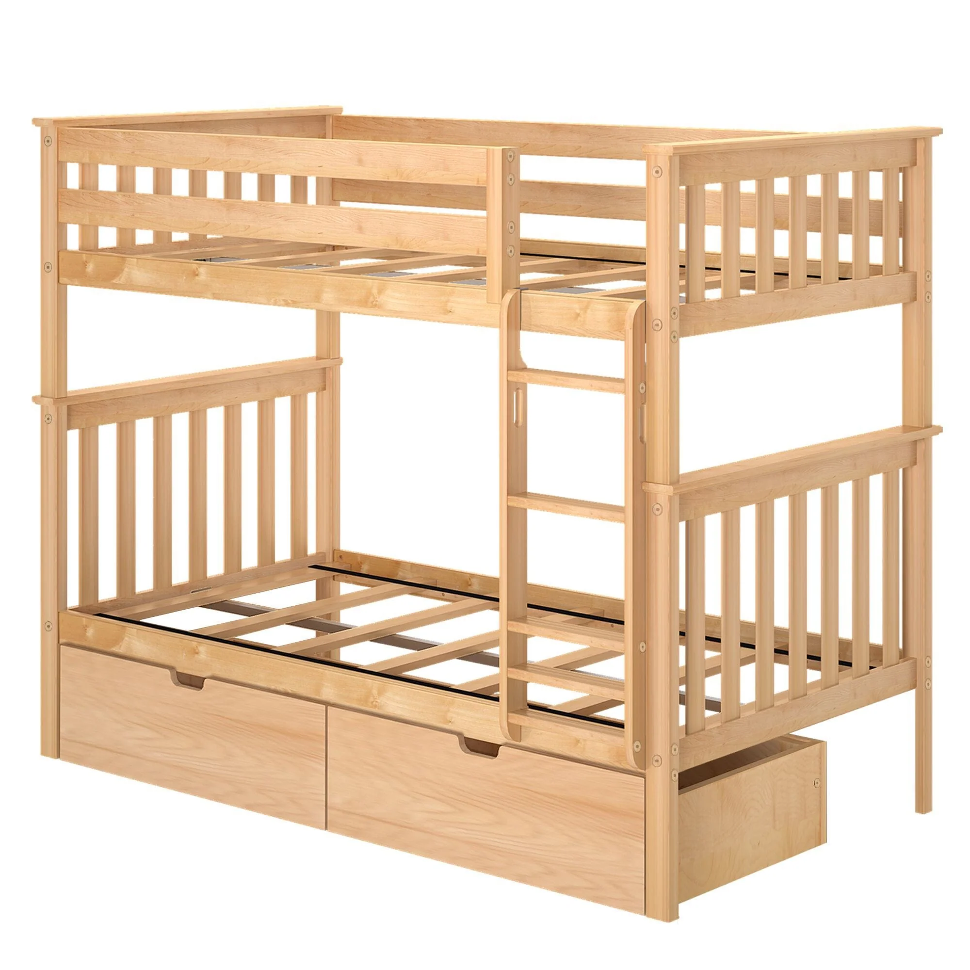 Classic Twin over Twin Bunk Bed + Underbed Storage - Image 7