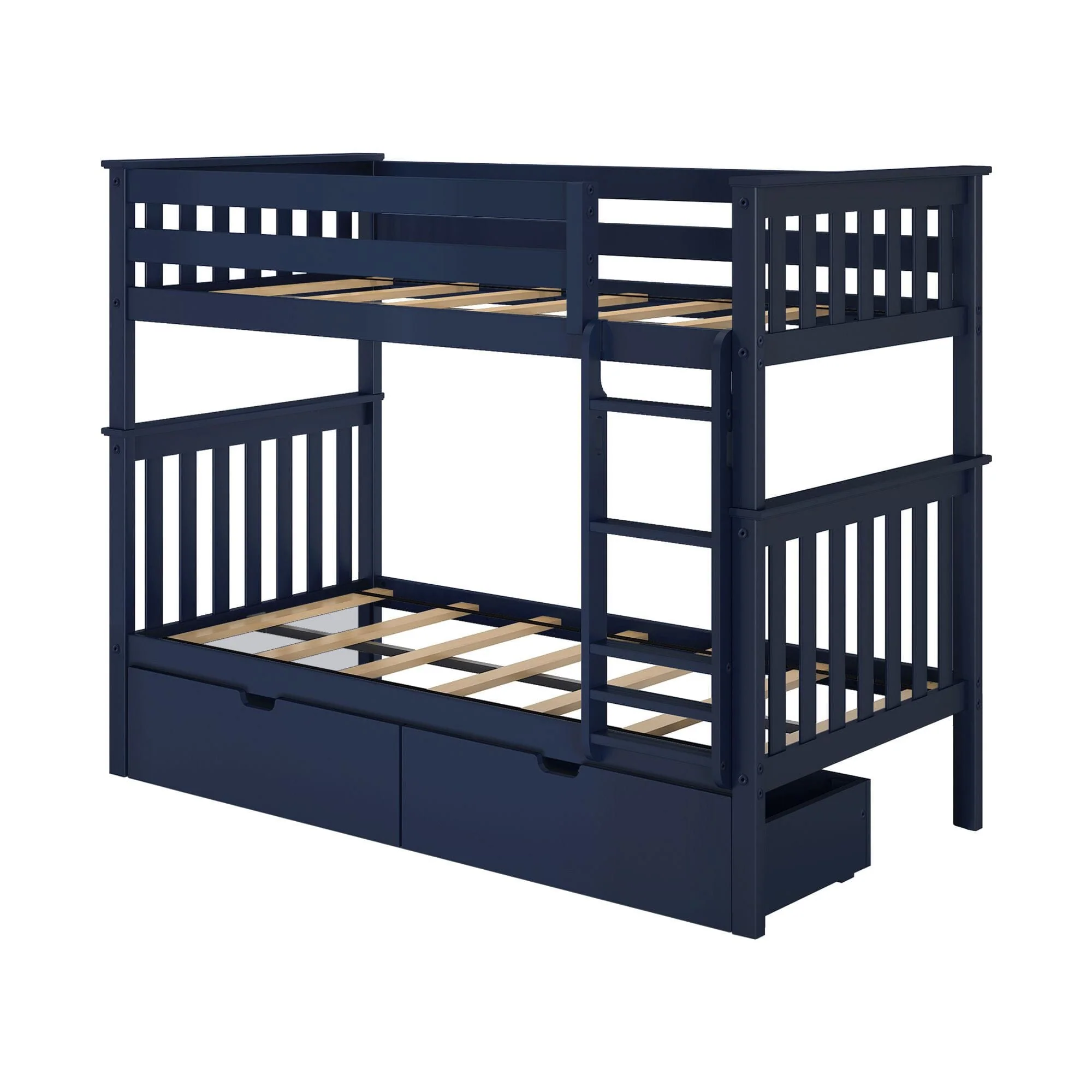 Classic Twin over Twin Bunk Bed + Underbed Storage - Image 9
