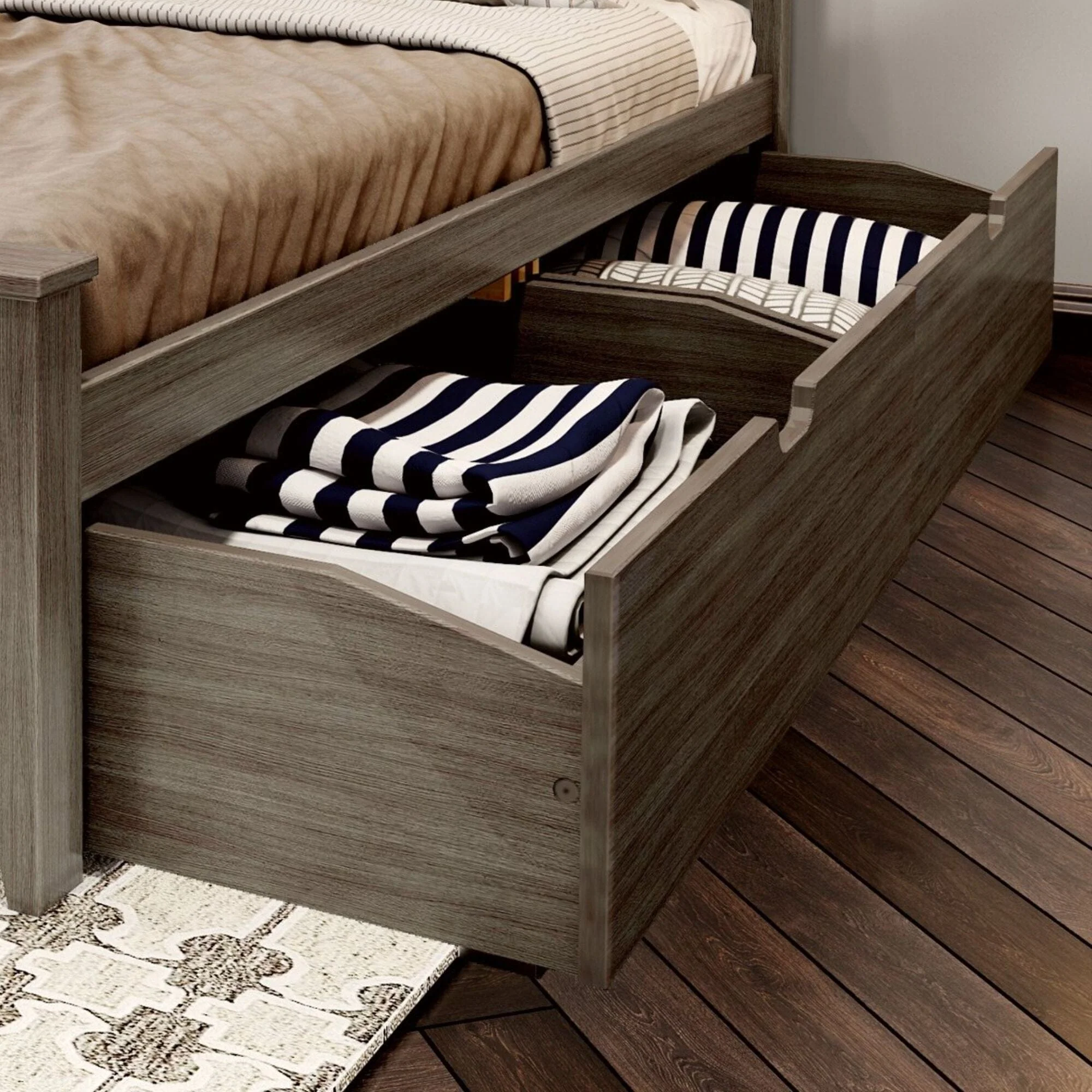 Classic Underbed Storage Drawers for Queen Bed - Image 3