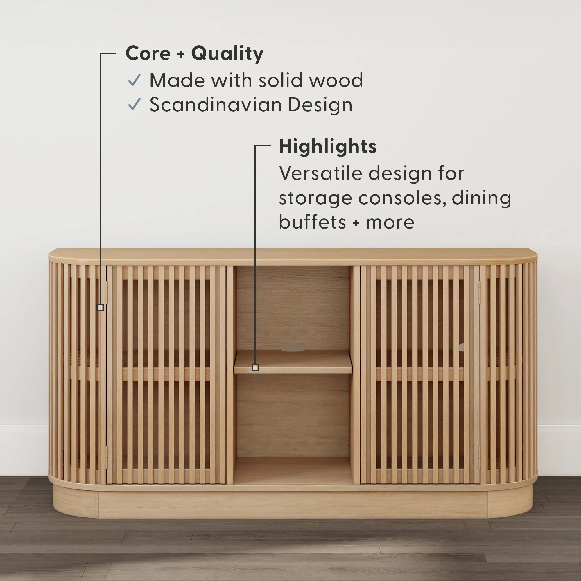 Contour 2-Door Sideboard - 59" - Image 11