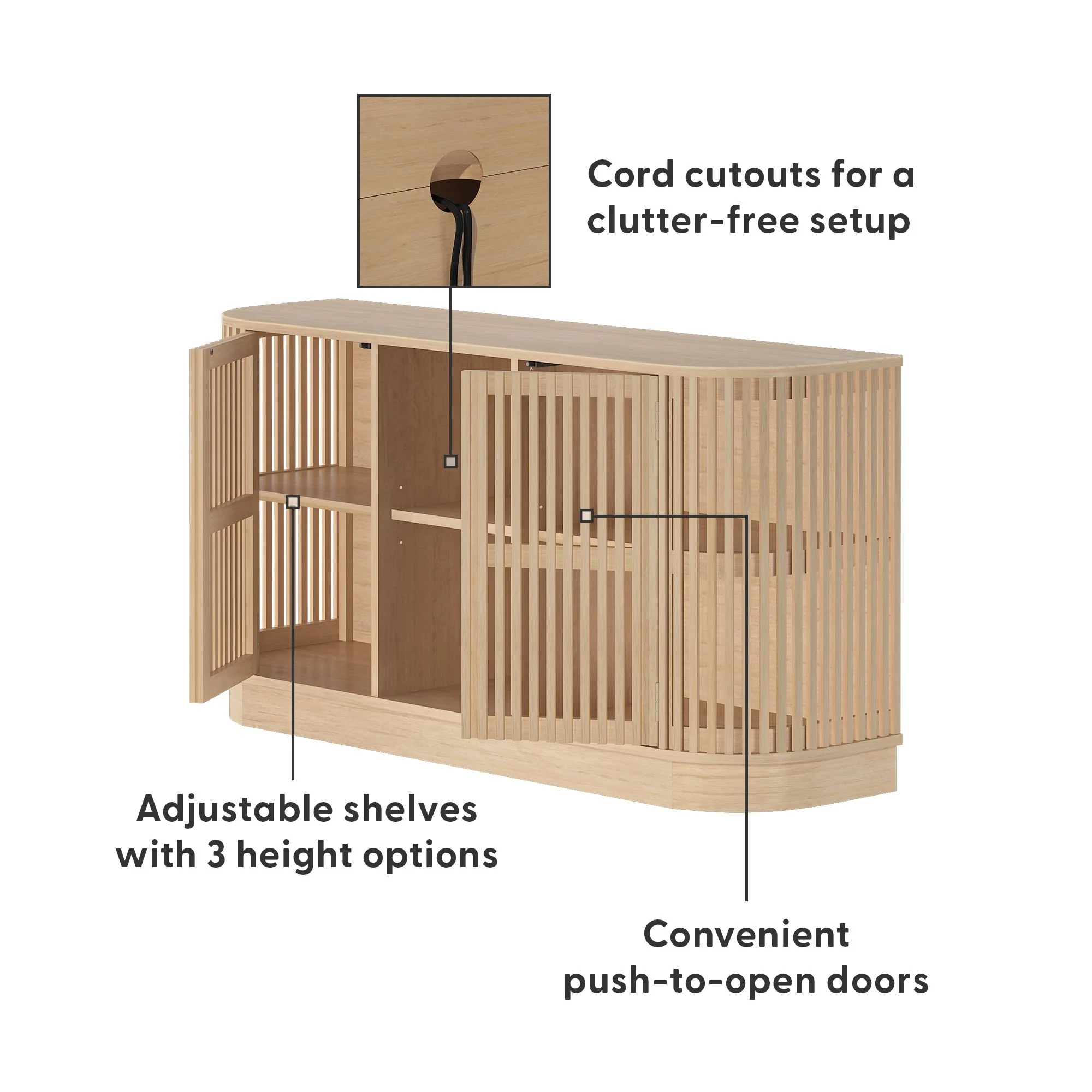 Contour 2-Door Sideboard - 59" - Image 15