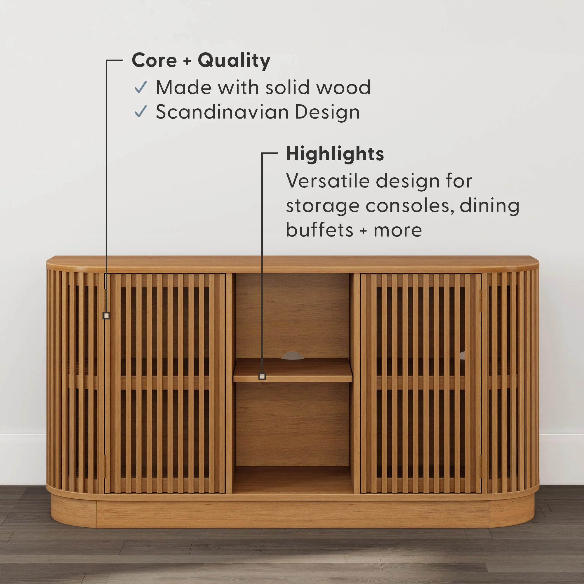 Contour 2-Door Sideboard - 59" - Image 9