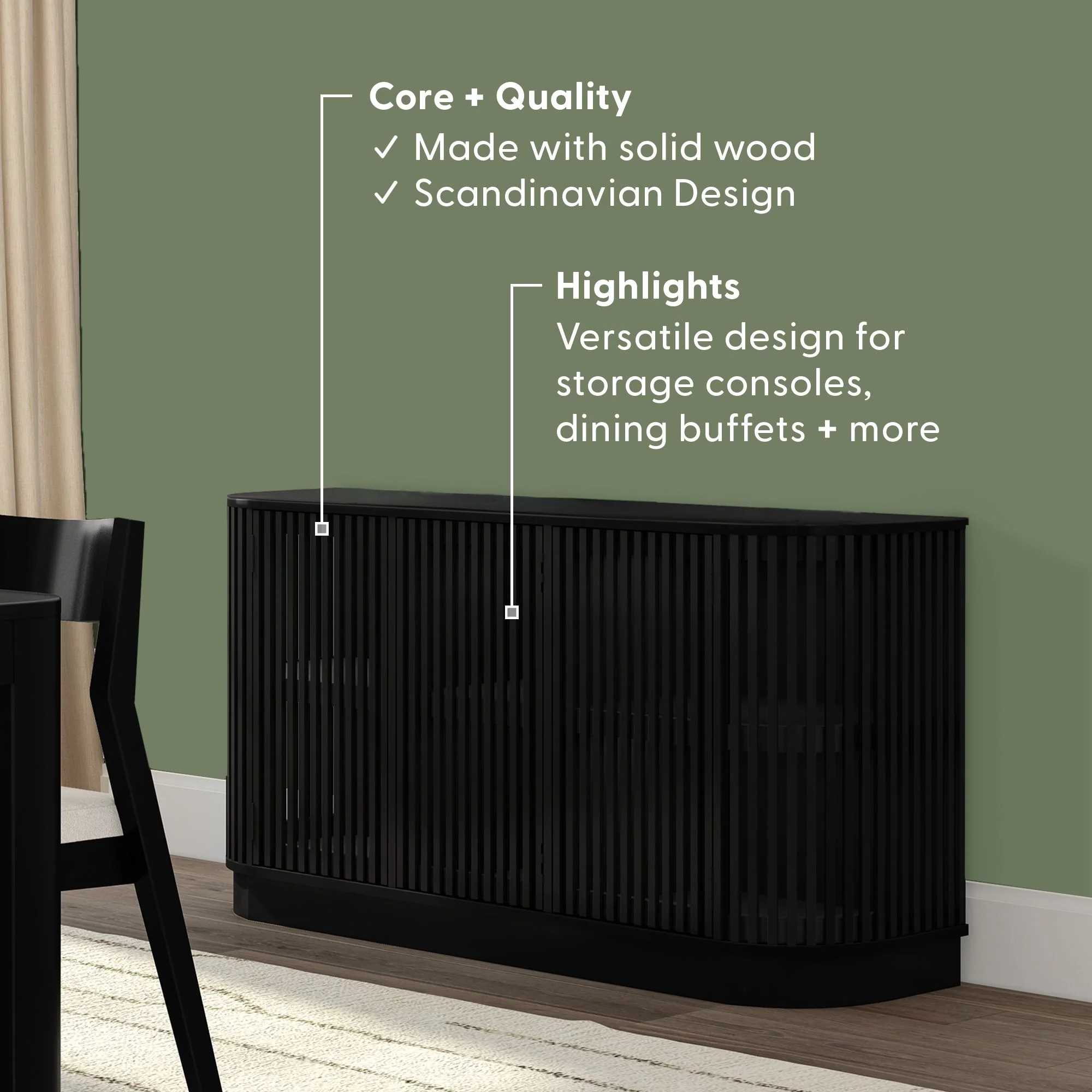 Contour 3-Door Sideboard - 59" - Image 12