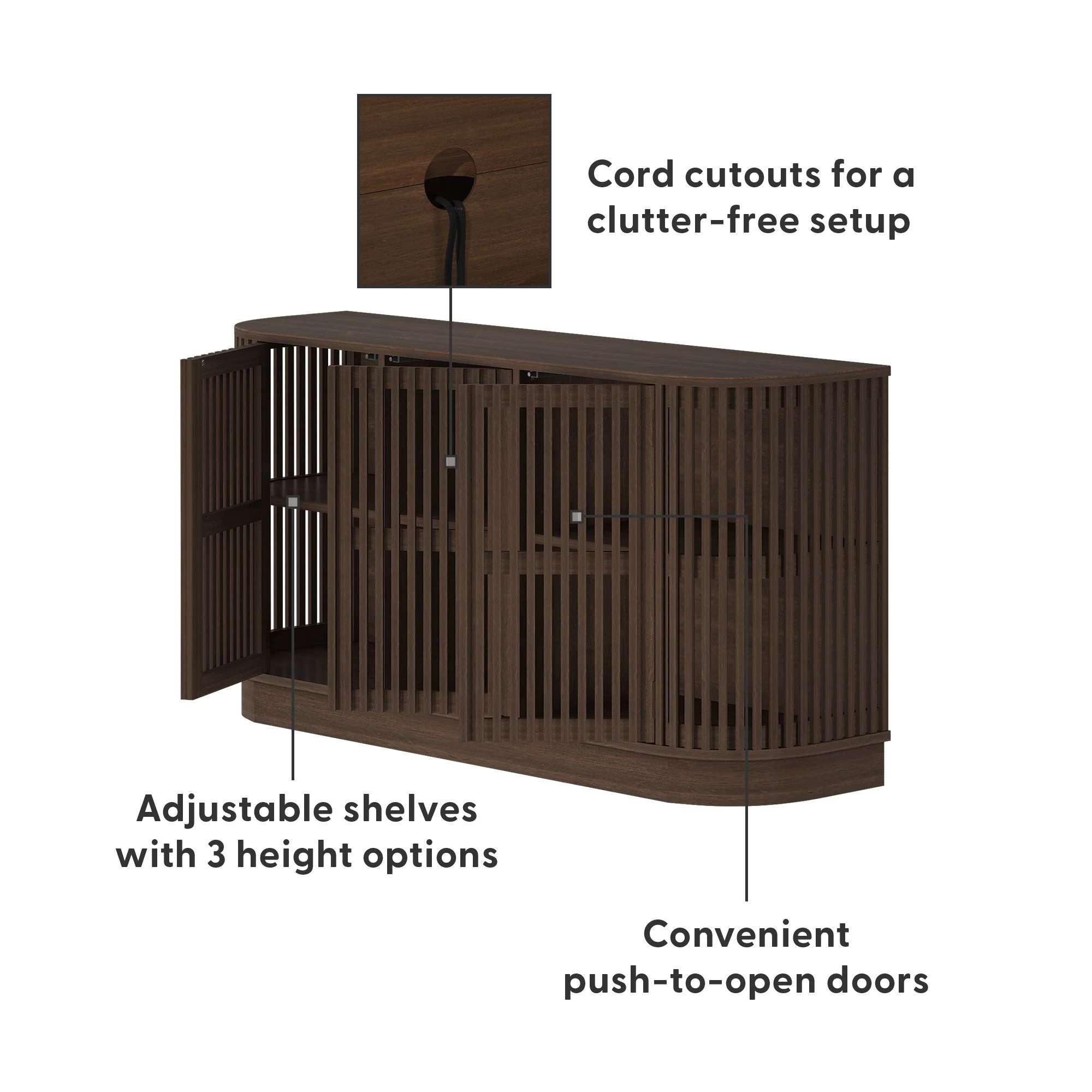 Contour 3-Door Sideboard - 59" - Image 14