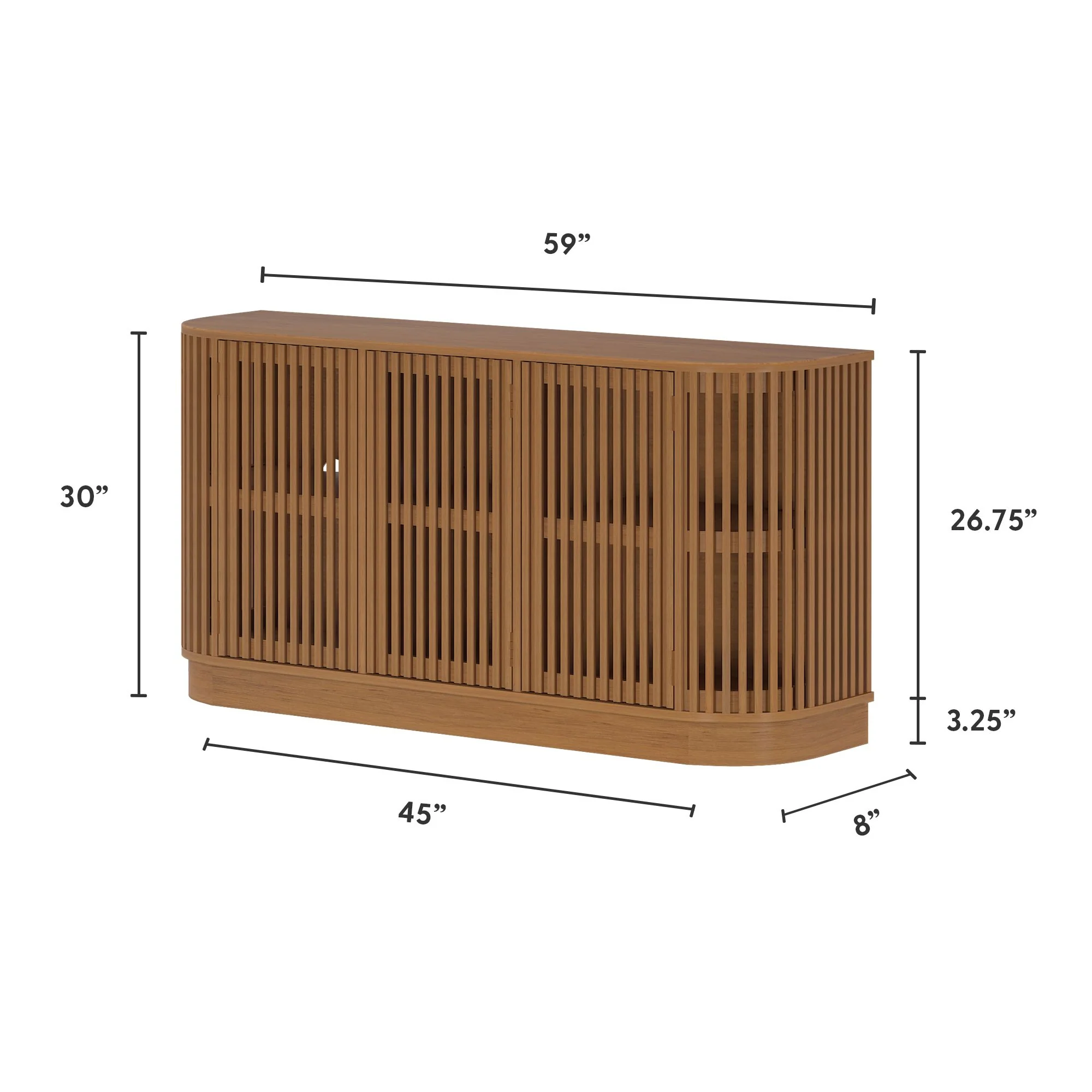 Contour 3-Door Sideboard - 59" - Image 25