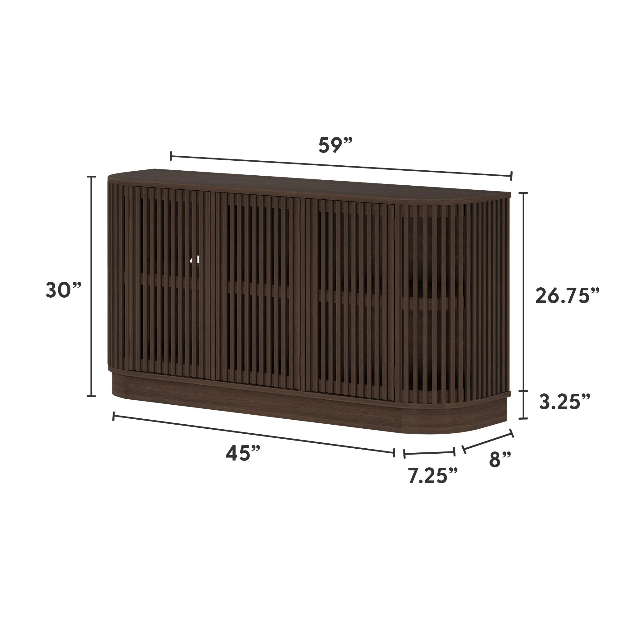 Contour 3-Door Sideboard - 59" - Image 26
