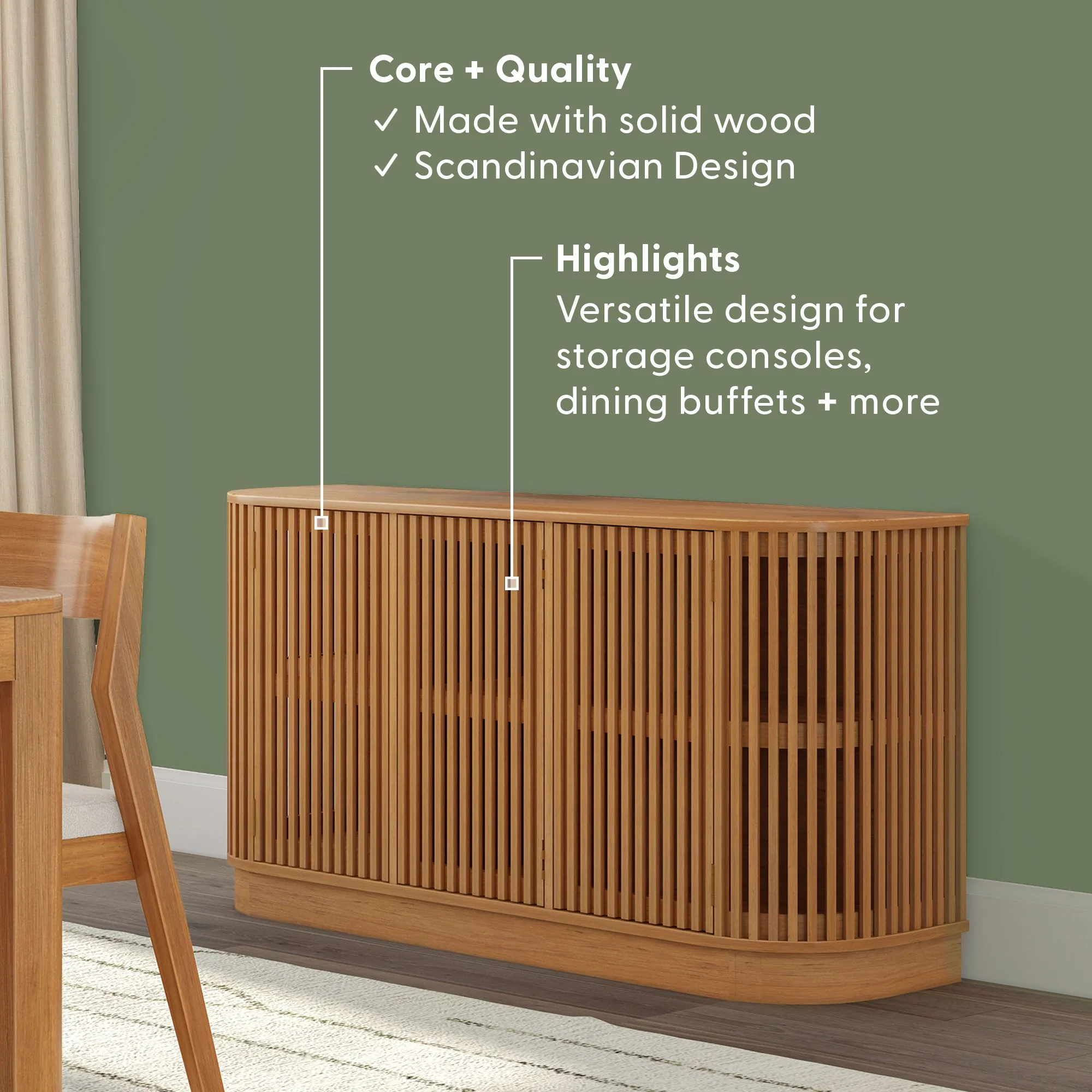 Contour 3-Door Sideboard - 59" - Image 9