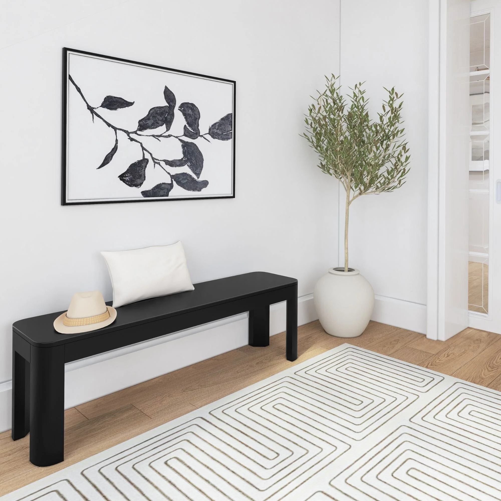 Contour Dining Bench - 58" - Image 10