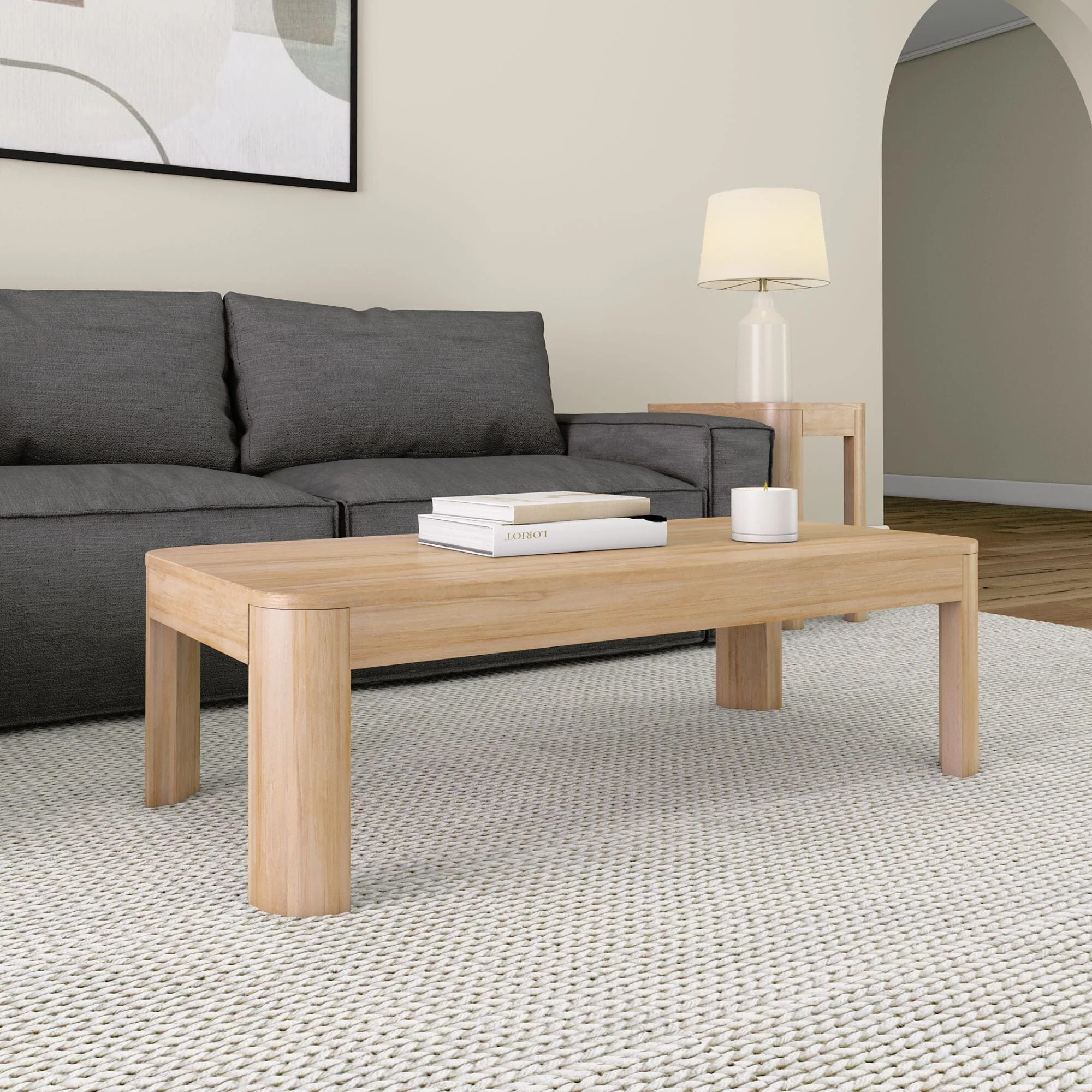 Contour Coffee Table - 48" - Image 14